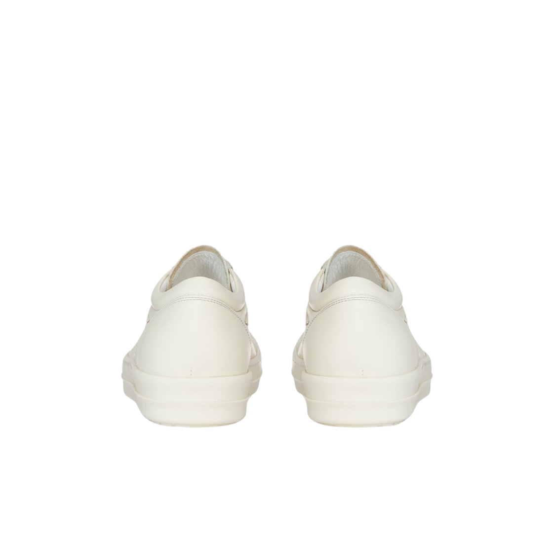 릭 오웬스 풀 그레인 카프 레더 벨루어 스웨이드  빈티지 스니커즈 밀크(Rick Owens Vintage Sneakers in Full Grain Calf Leather and Velour Suede Milk) - 2