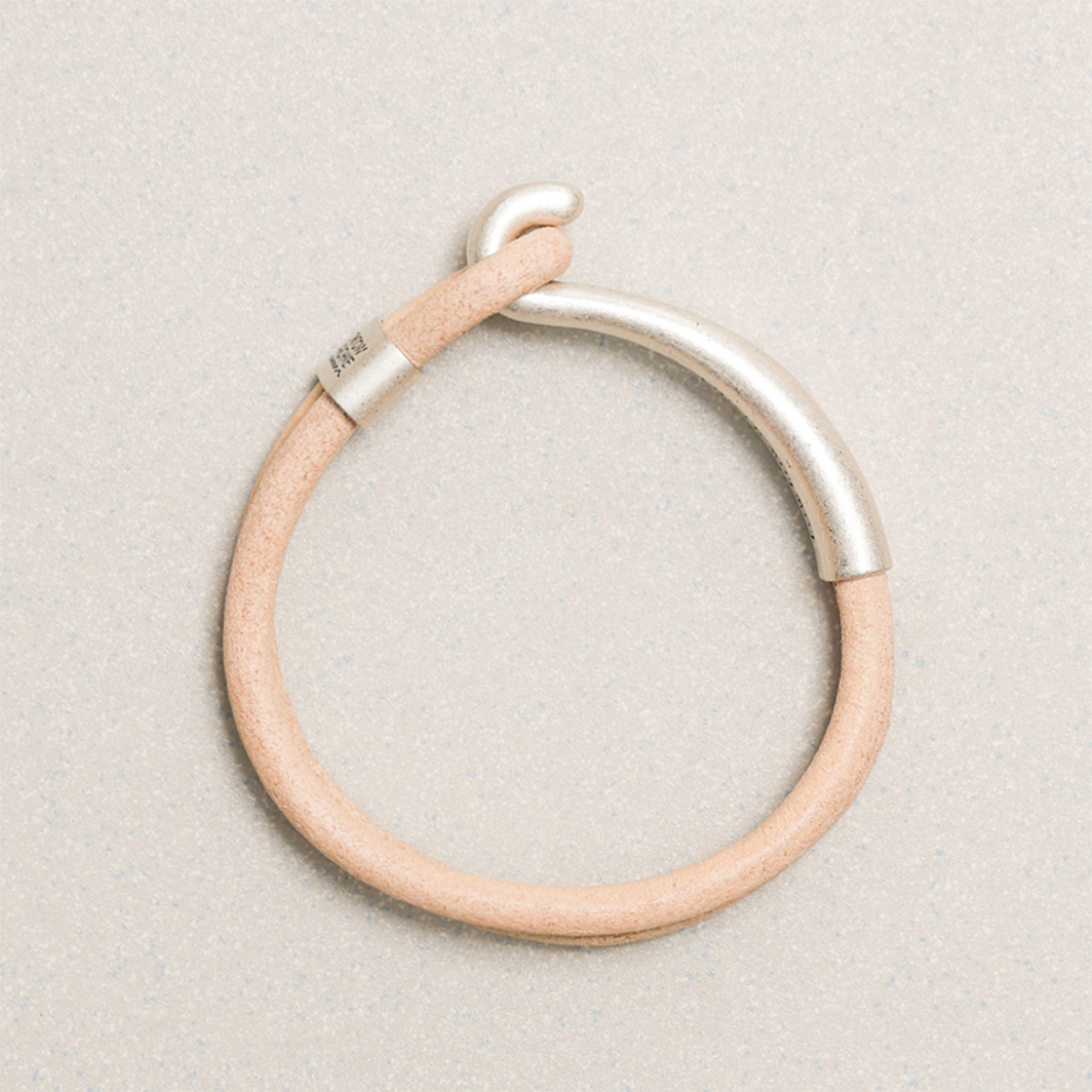 토우토우아카이브 그릿 레더 팔찌 베지터블(TOWTOW.ARCHIVE  Grit Leather Bracelet Vegetable) - 2