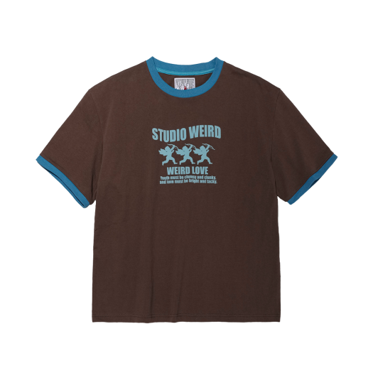 ENZO BLUES ♥ pixel logo boxy t-shirt / 追跡付 ENZO BLUES】Pixel logo boxy t-shirt オーバーサイズ Tシャツ