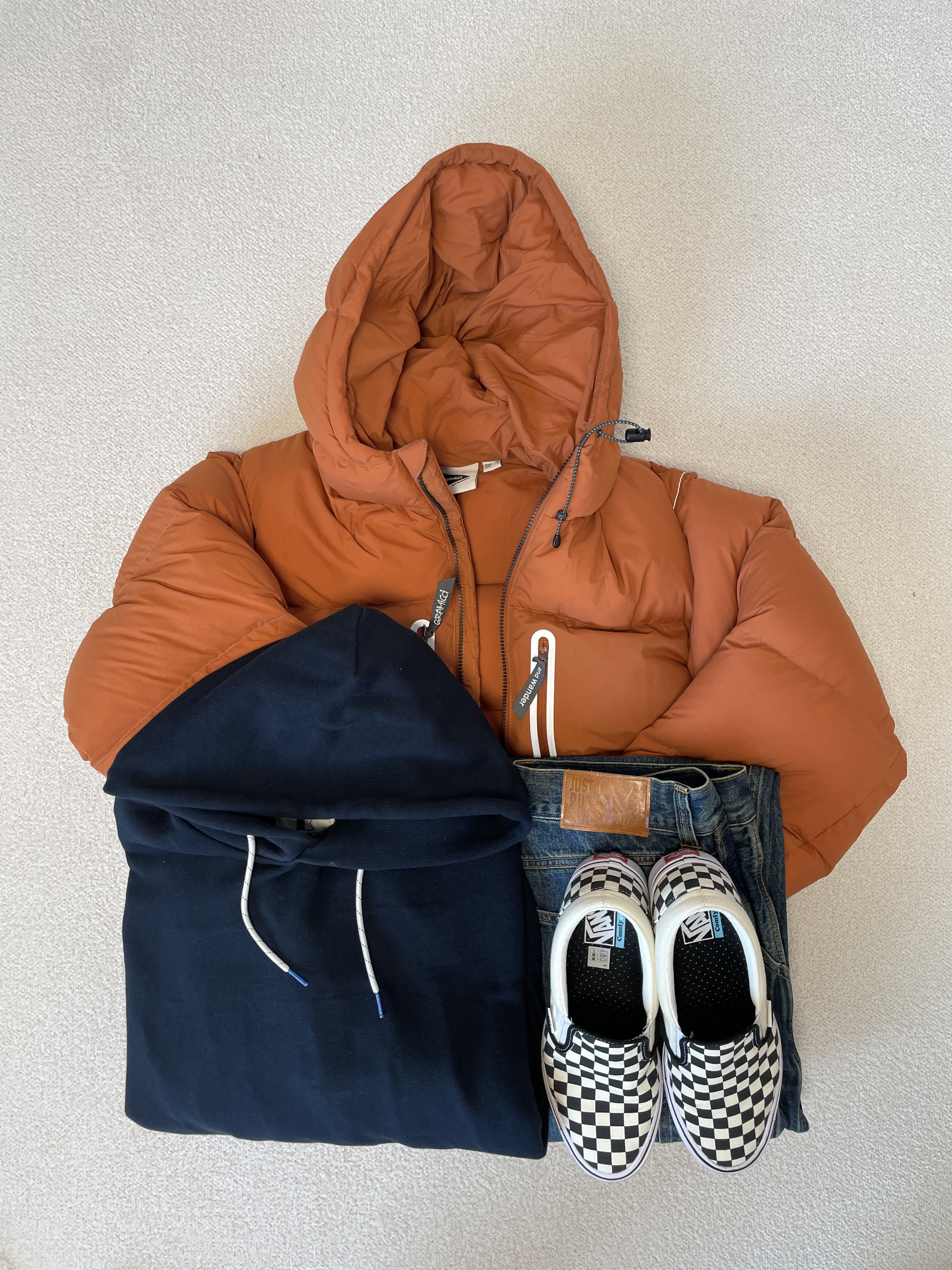 Vans Slip-On ComfyCush Checkerboard 착용 스타일 - 1