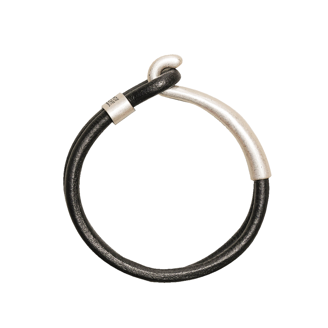 ●tow tow archive● Graphicos Leather Bracelet Black TBH52AB 토우토우아카이브 그릿 레더 팔찌 블랙 | TOWTOW.ARCHIVE | KREAM