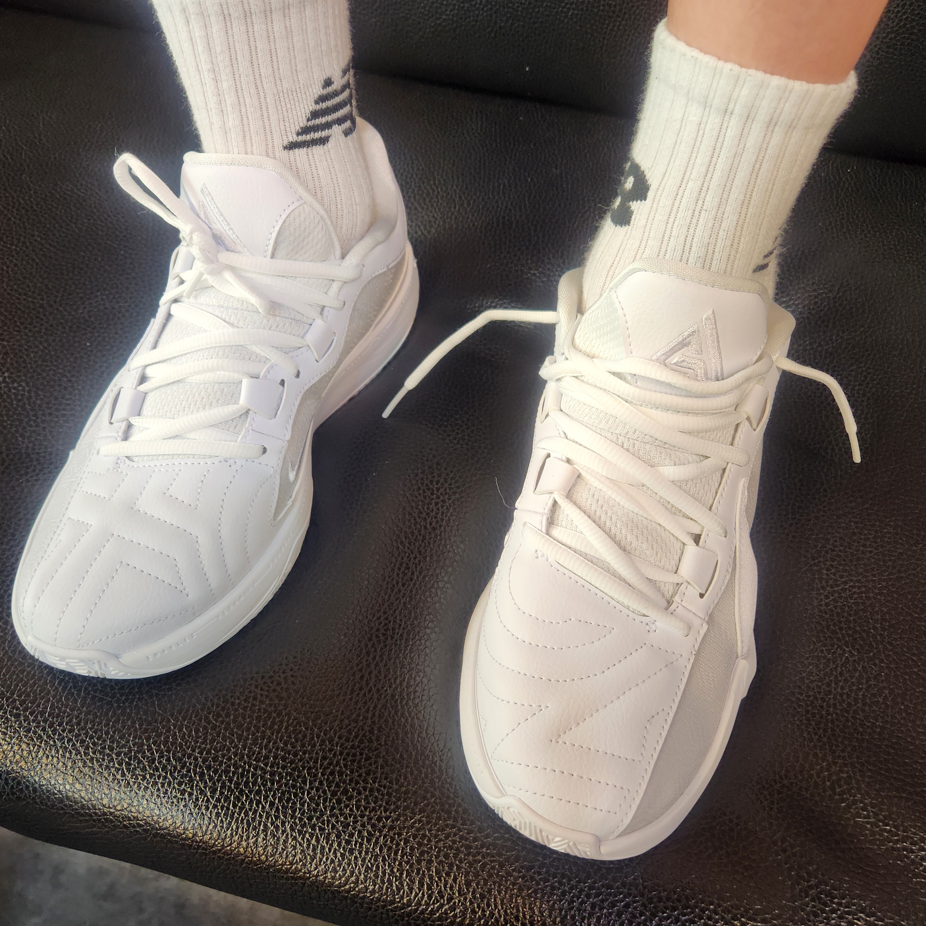 Nike Zoom Freak 5 TB EP Triple White 착용 스타일