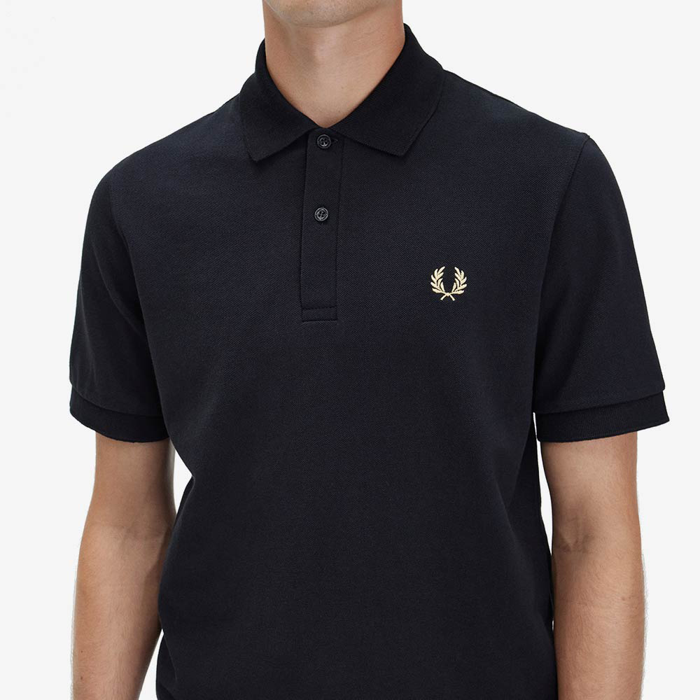 프레드페리 M3 오리지널 프레드페리 셔츠 블랙/샴페인(Fred Perry M3 The Original Fred Perry Shirt Black/Champagne) - 4