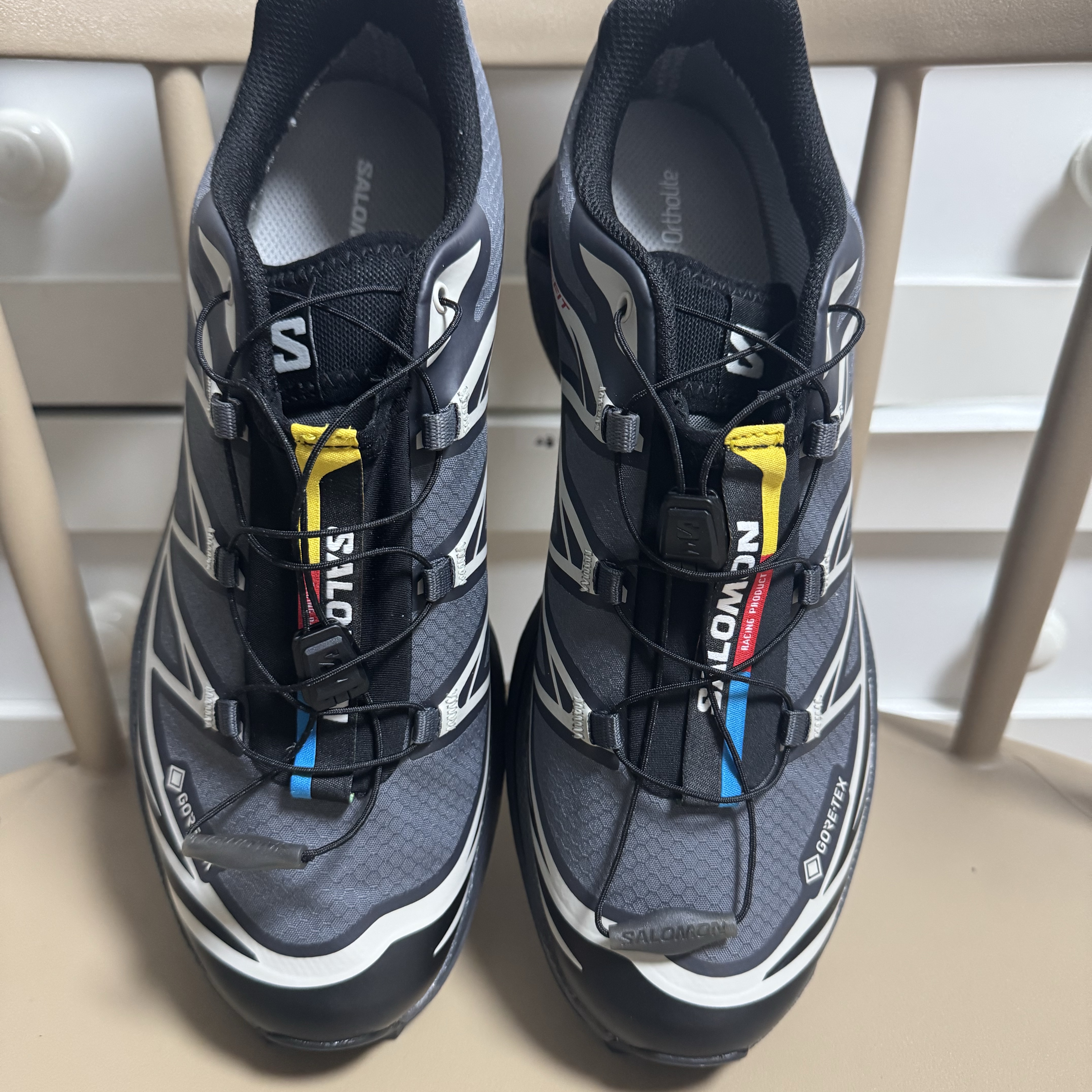 Salomon XT-6 Gore-Tex Black Ebony 착용 스타일