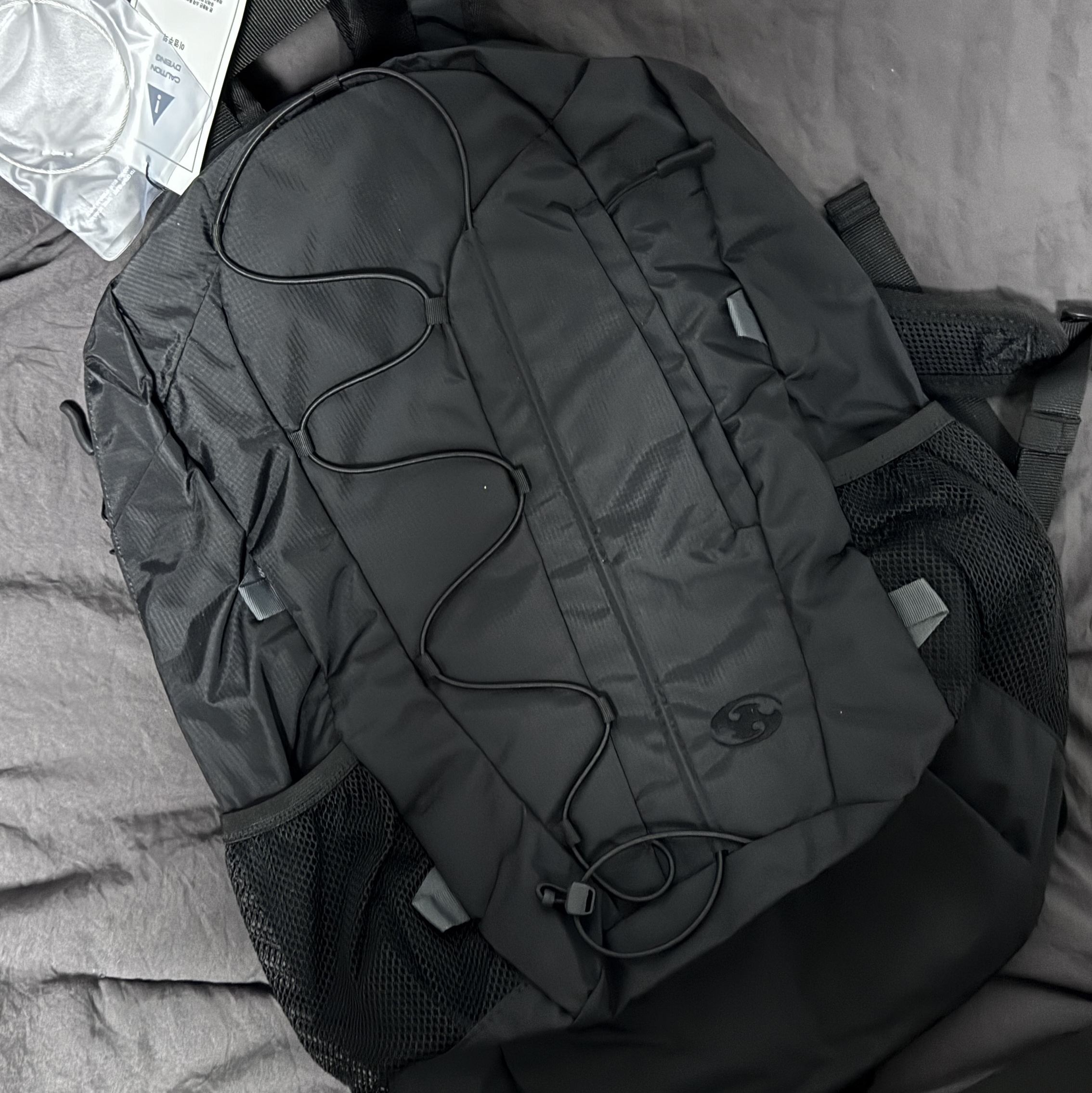 Sansan Gear BackPack Black  - 23FW 착용 스타일