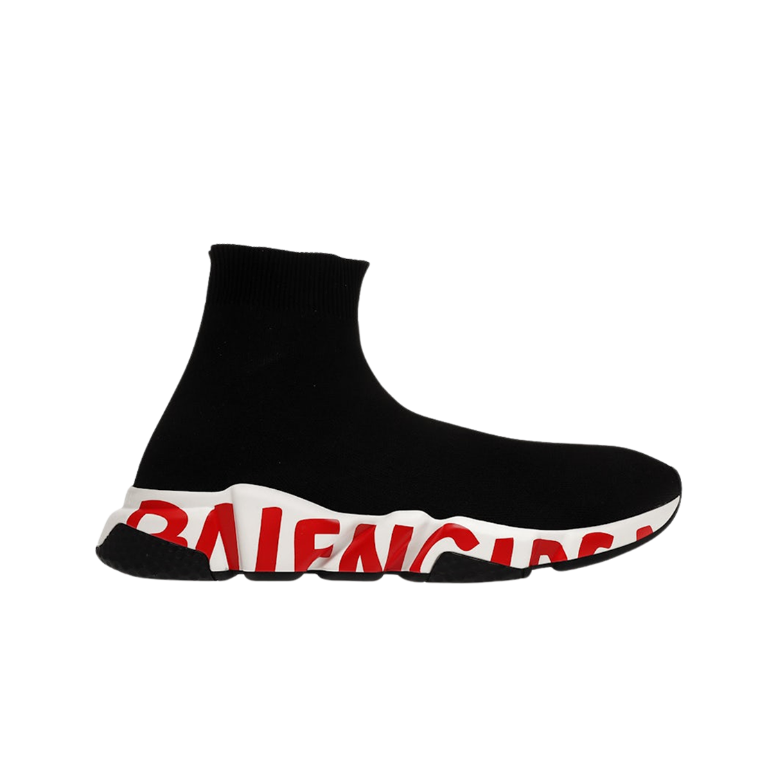 발렌시아가 스피드 트레이너 그래피티 솔 블랙 레드(Balenciaga Speed Trainer Graffiti Sole Black Red) - 1