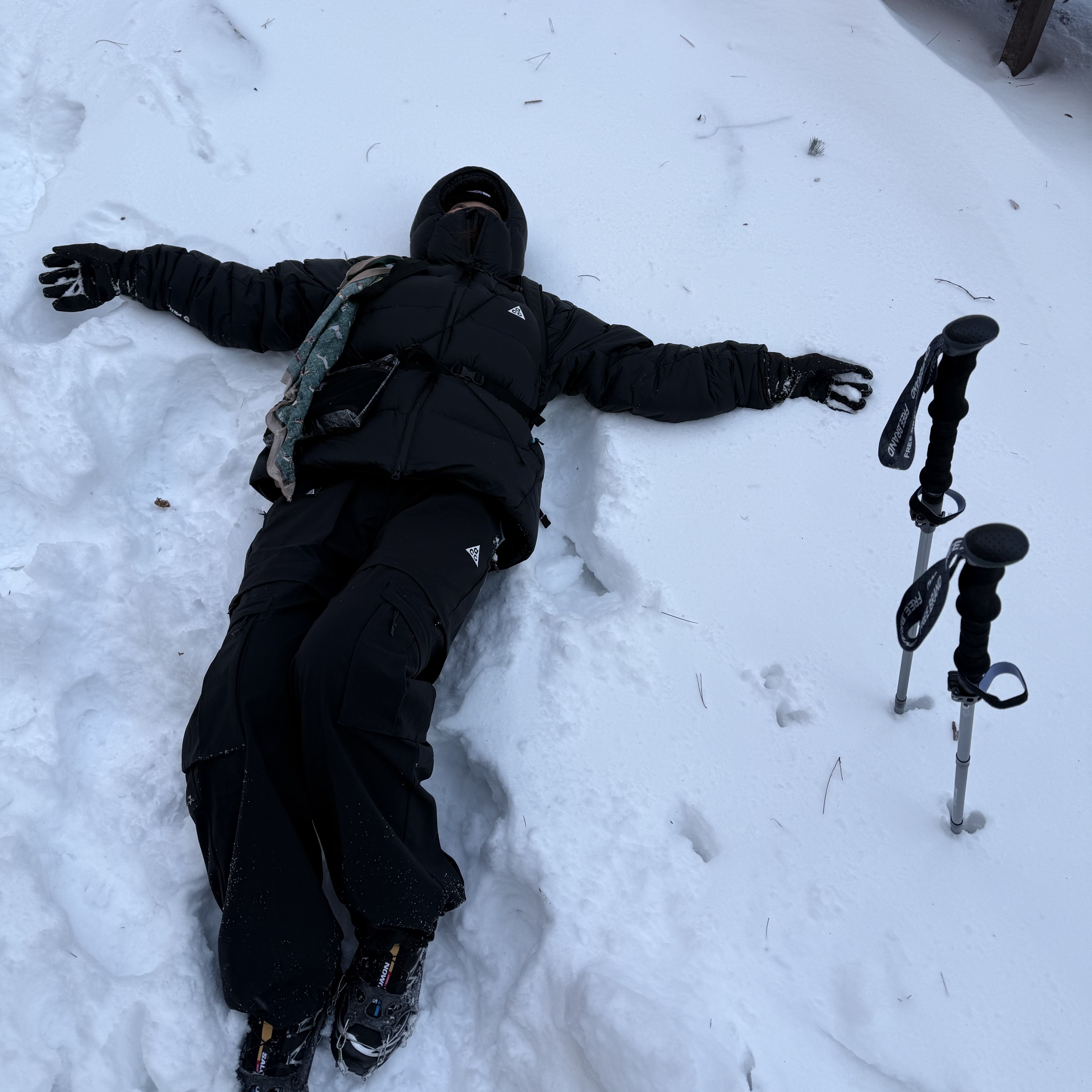 Salomon XT-6 GTX Black Silver, (W) Nike ACG Smith Summit Zip-Off Pants Black - Asia 착용 스타일 - 1