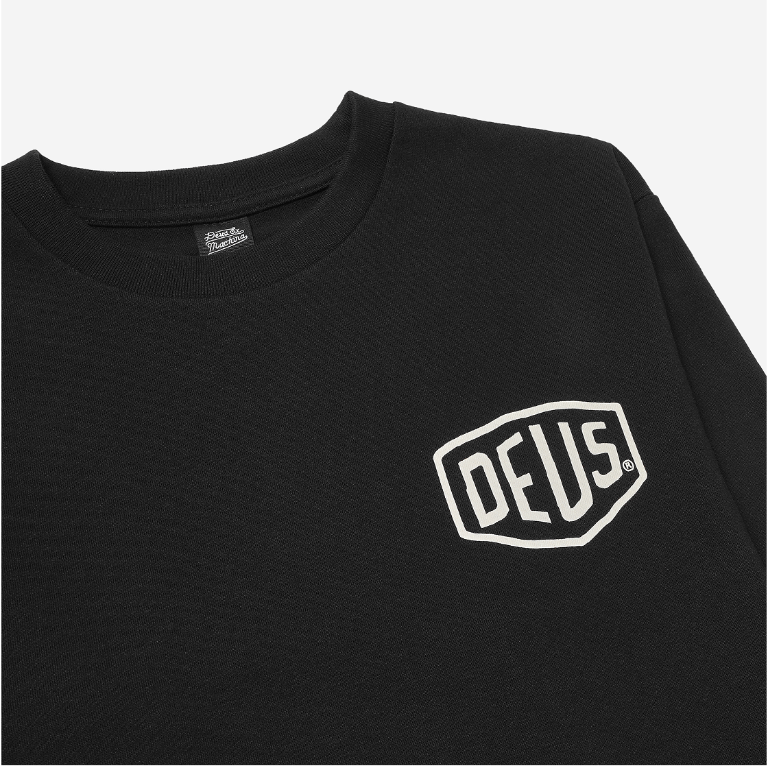 【Deus Ex Machina】 Seoul College Long Sleeve T-Shirt Black L/S Tees | Deus Ex Machina | Tune Up Long Sleeve Tee – Deus