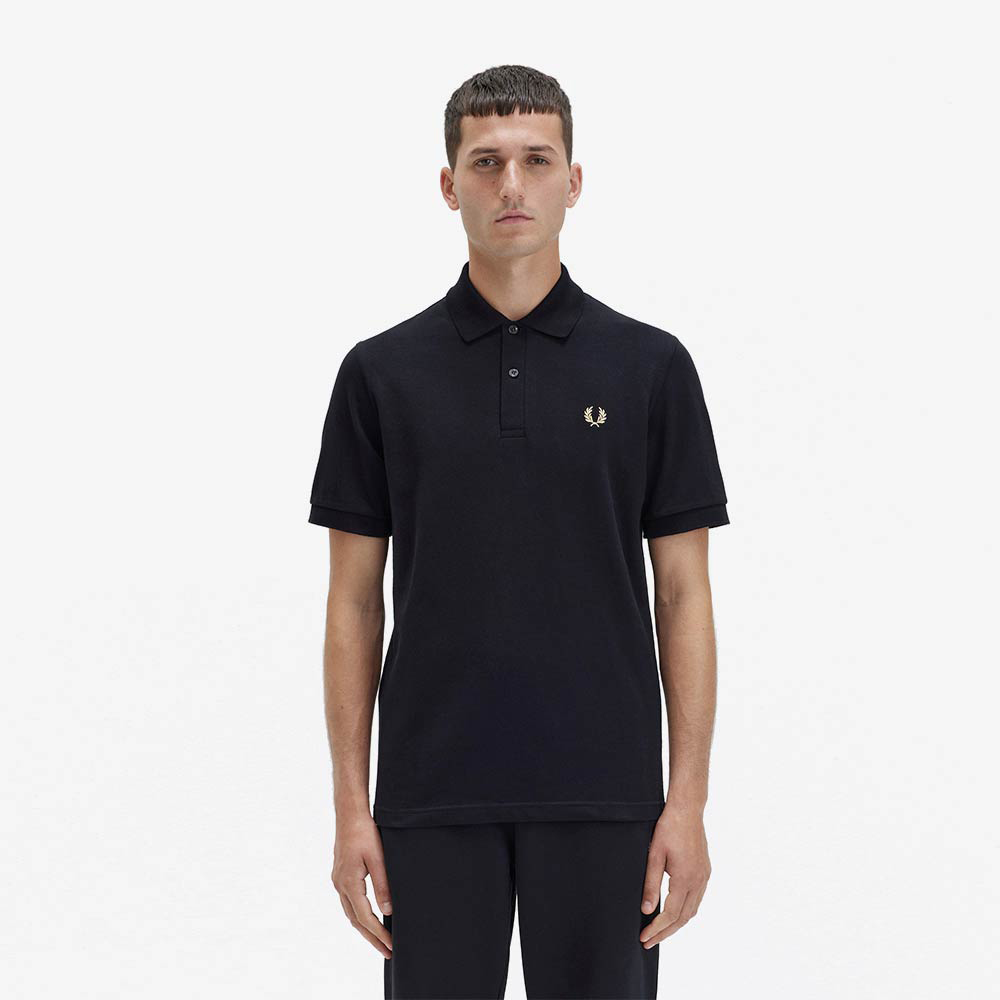 프레드페리 M3 오리지널 프레드페리 셔츠 블랙/샴페인(Fred Perry M3 The Original Fred Perry Shirt Black/Champagne) - 2