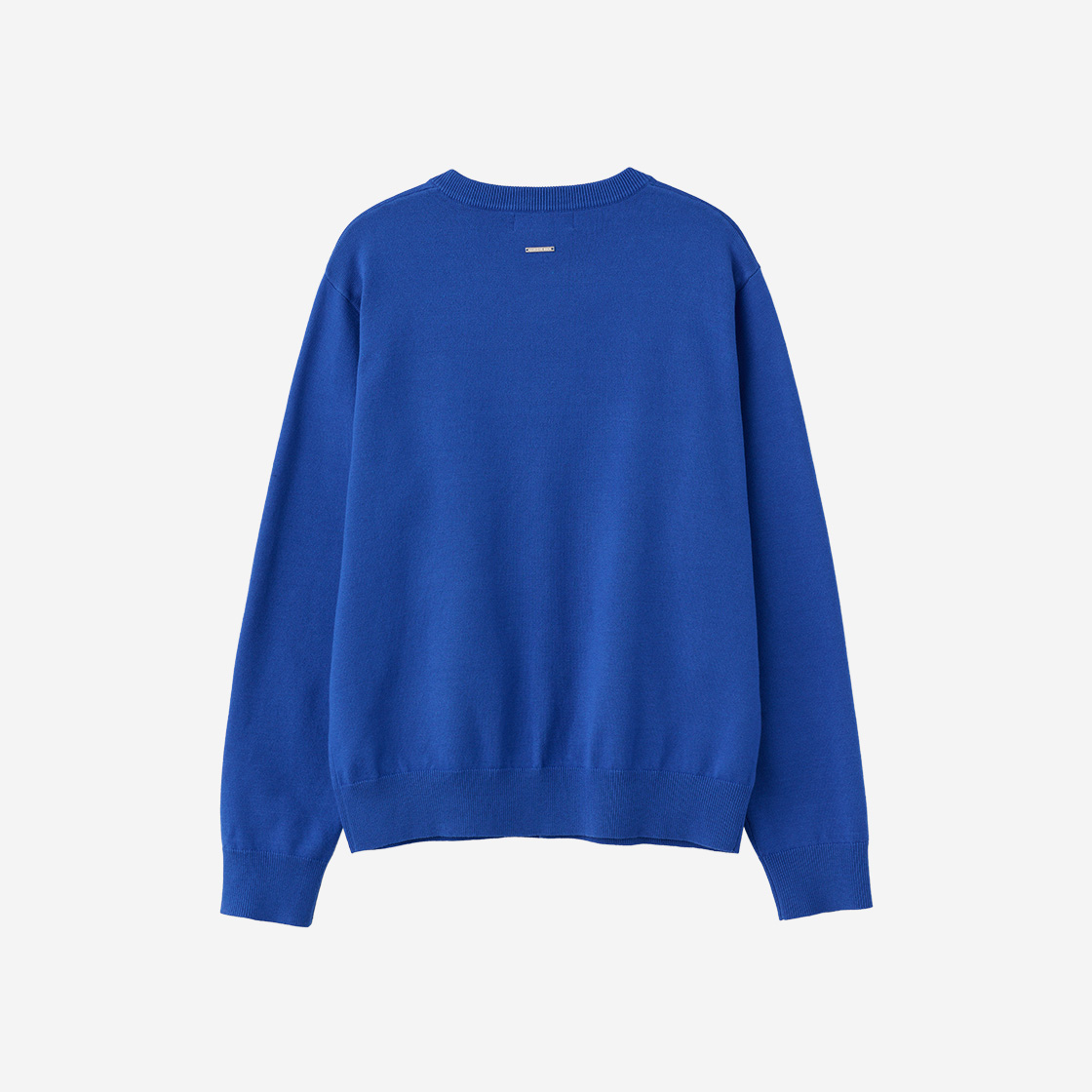제너럴아이디어 맨 에센셜 미니멀 크루넥 가디건 블루(General Idea Man Essential Minimal Crew Neck Cardigan Blue) - 2