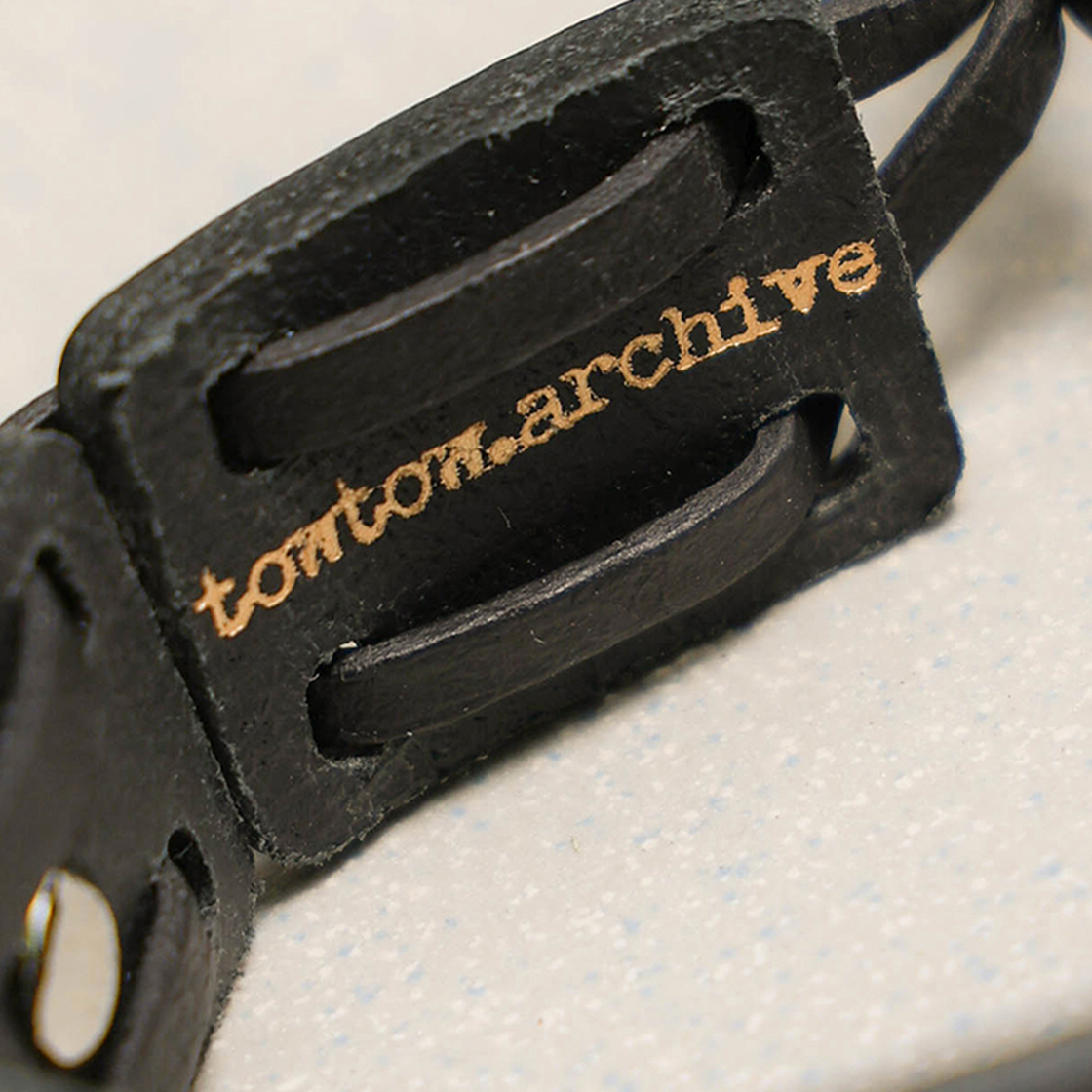 토우토우아카이브 피버퓨 레더 비즈 팔찌 블랙(TOWTOW.ARCHIVE  Feverfew Leather Beads Bracelet Black) - 4