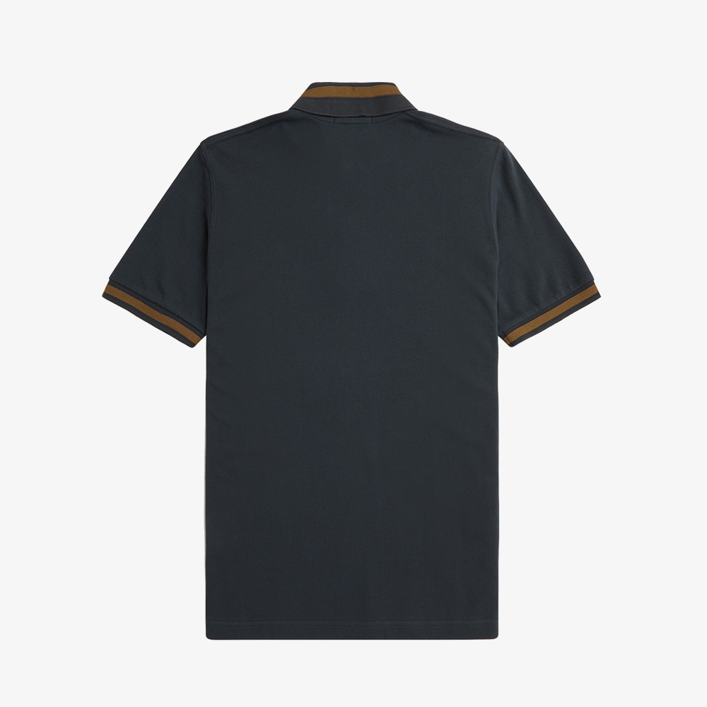 프레드페리 M2 싱글 팁 프레드페리 셔츠 나이트그린/다크카라멜(Fred Perry M2 Single Tipped Fred Perry Shirt Night Green/Dard Caramel) - 6