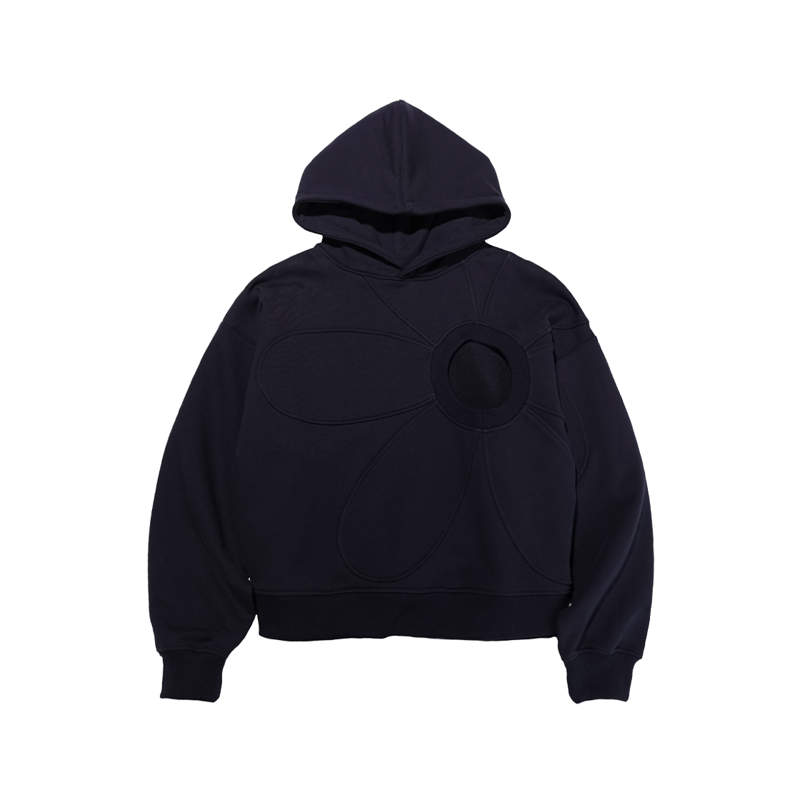 스튜디오위어드 플라워 후디 네이비(STUDIO WEIRD Flower Hoodie Navy)