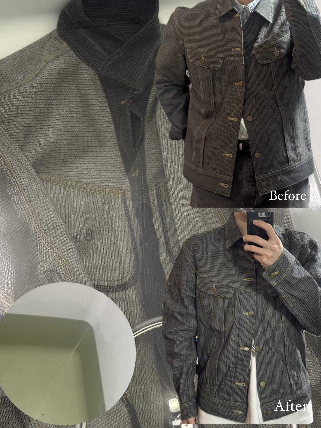 Kapital Century Denim Westerner long Jacket No. 7+S Gray 착용 스타일