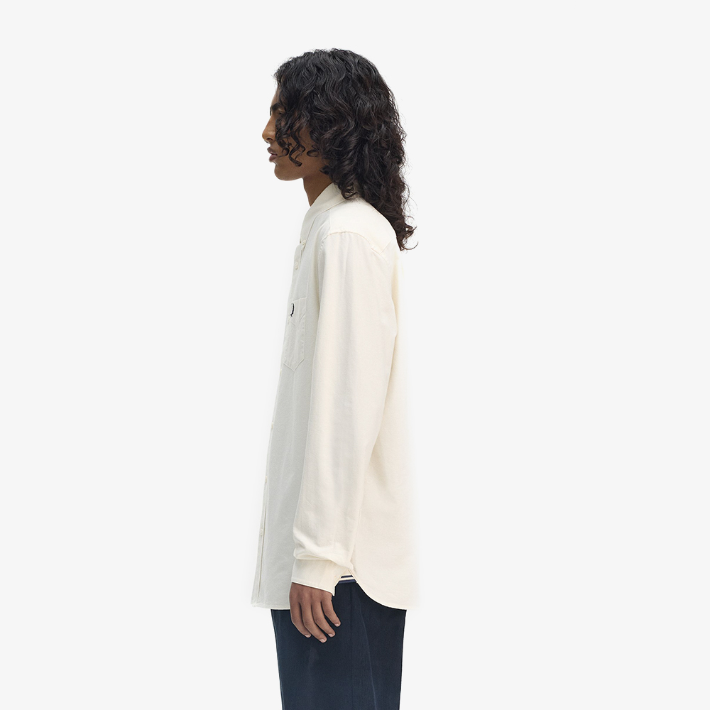 프레드페리 롱 슬리브 옥스포드 셔츠 에크루(Fred Perry Long Sleeve Oxford Shirt Ecru) - 3