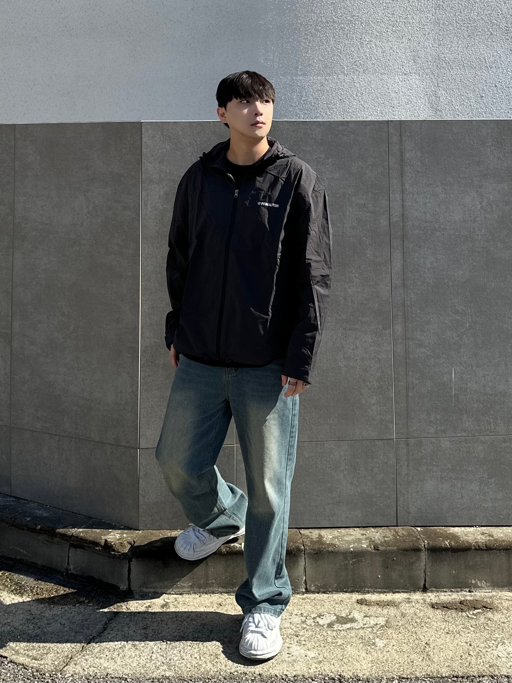 Maison Mihara Yasuhiro Blakey OG Sole Canvas Low-top Sneakers White 착용 스타일