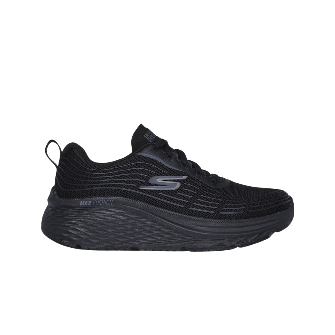 (W) 스케쳐스 맥스 쿠셔닝 엘리트 2.0 블랙((W) Skechers Max Cushioning Elite 2.0 Black)