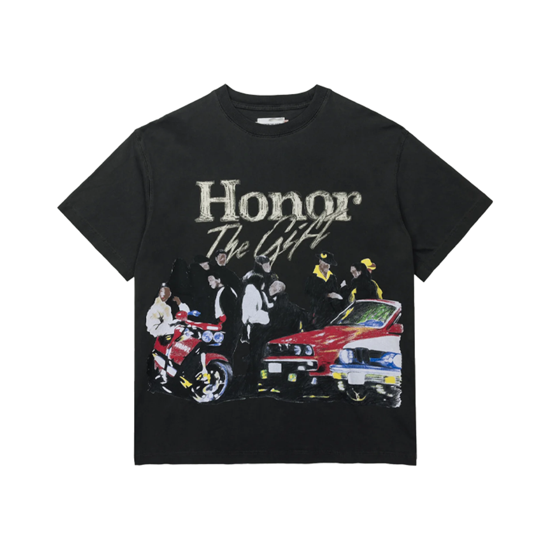 KM5BTSSHG04BK Honor The Gift Shift SS Tee Black - 25SS