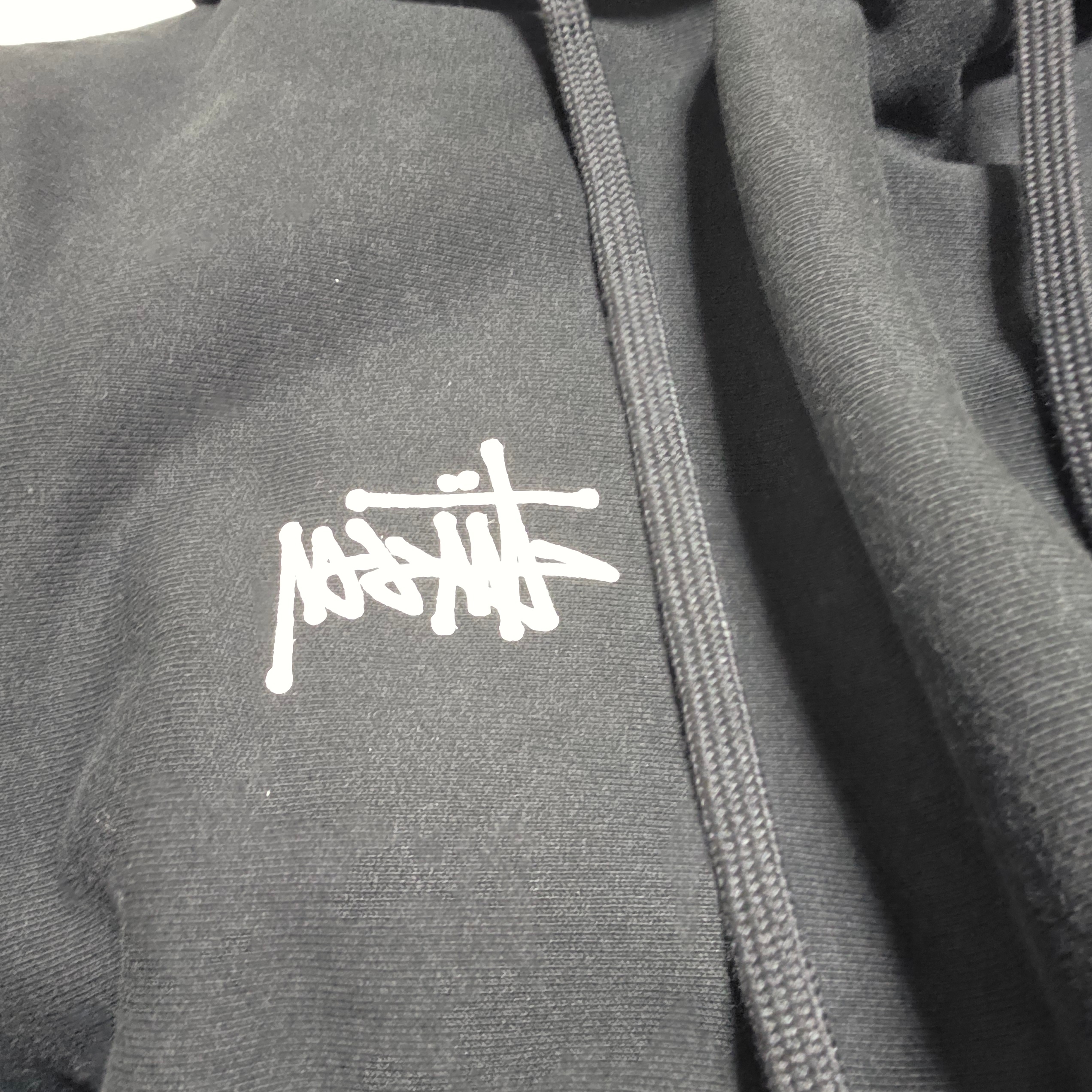 Stussy Basic Stussy Hoodie Black 착용 스타일