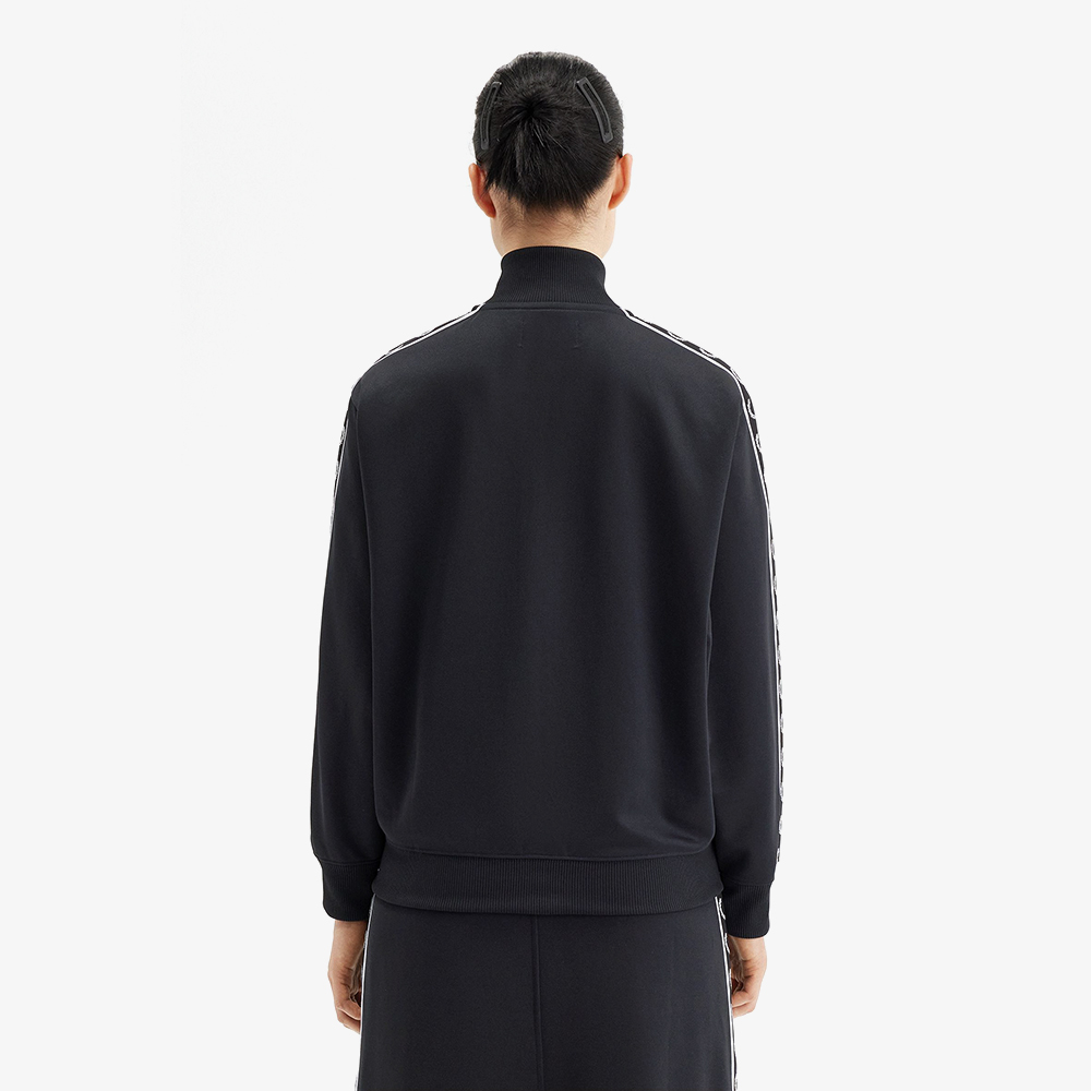 프레드페리 우먼 테잎 트랙 재킷 블랙(Fred Perry Womens Taped Track Jacket Black) - 4