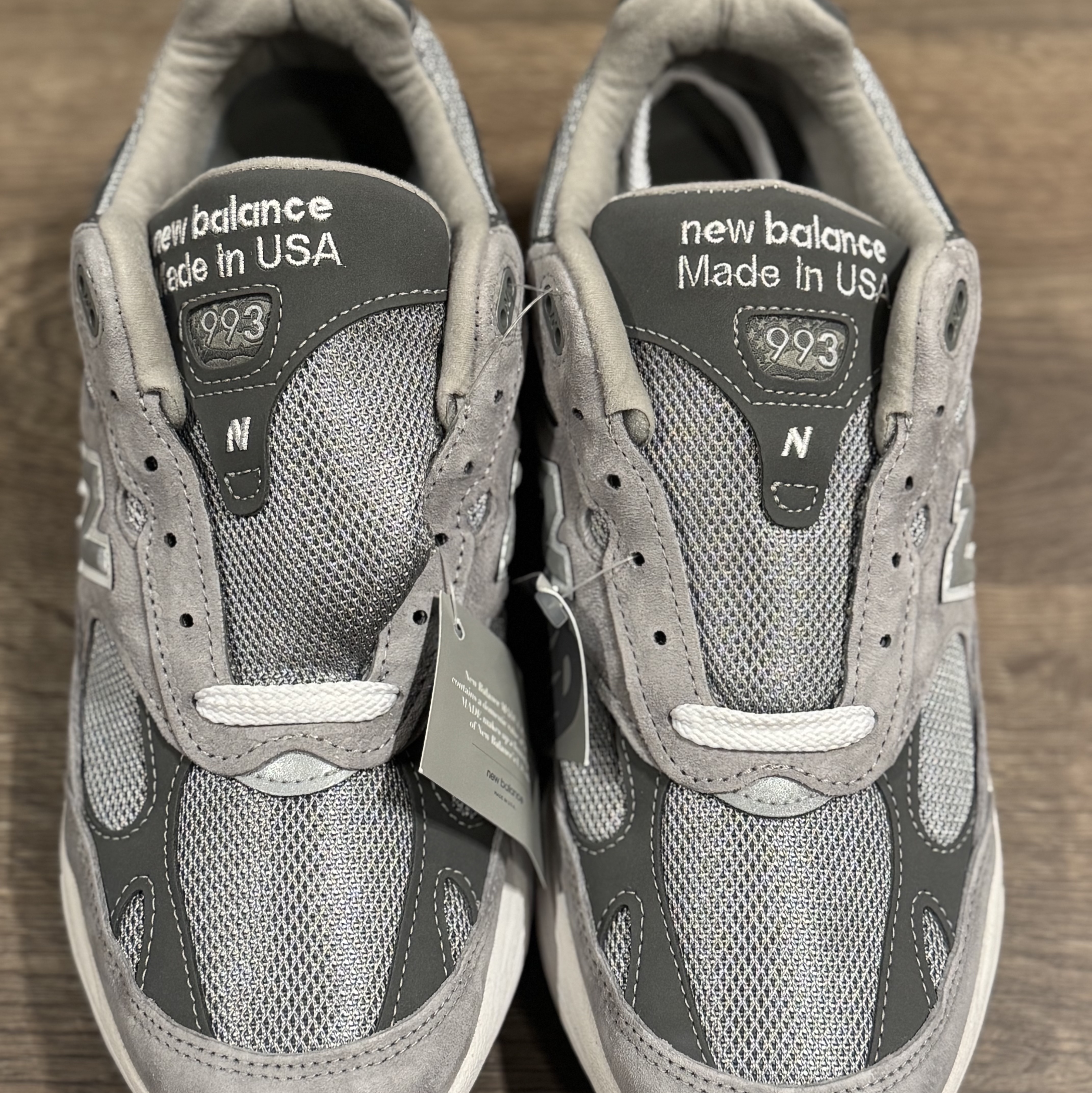 New Balance 993 Made in USA Grey - D Standard 착용 스타일