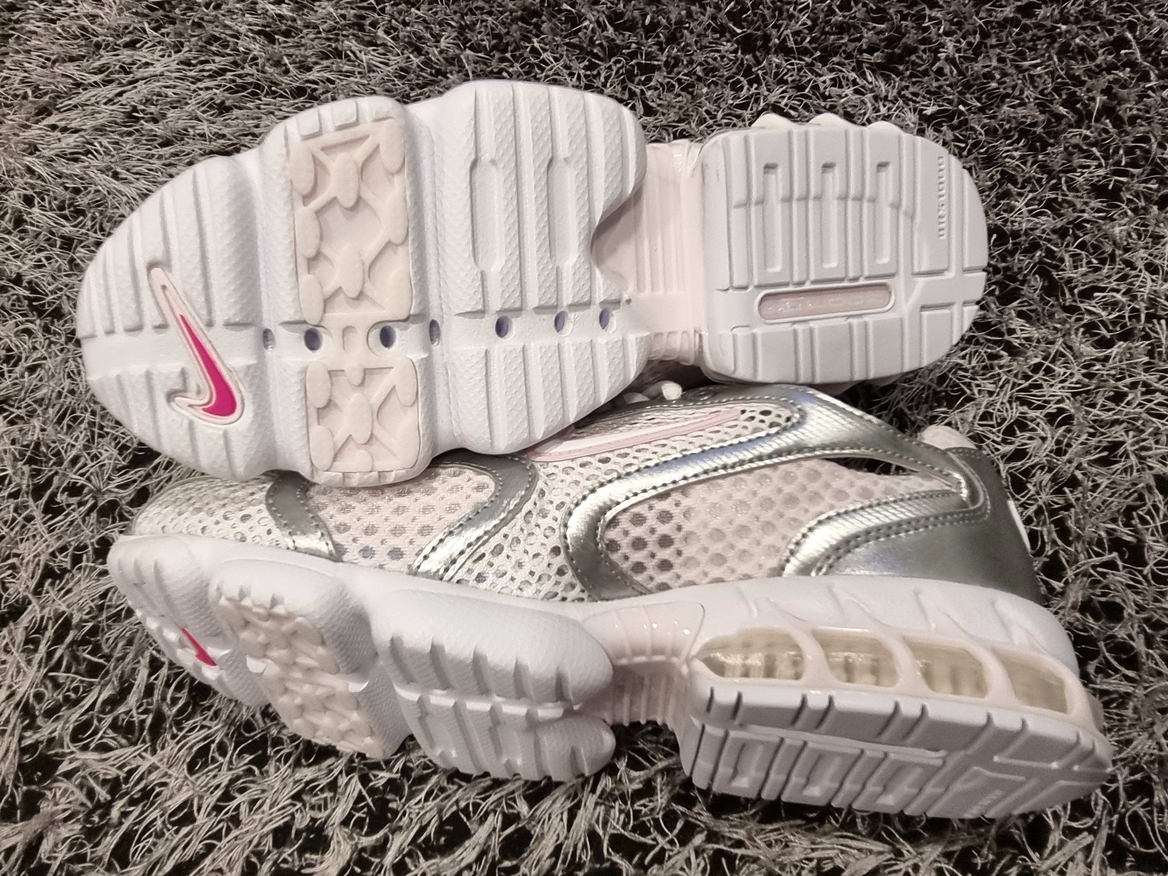 (W) Nike Air Zoom Spiridon Cage 2 Pale Pink 착용 스타일 - 6