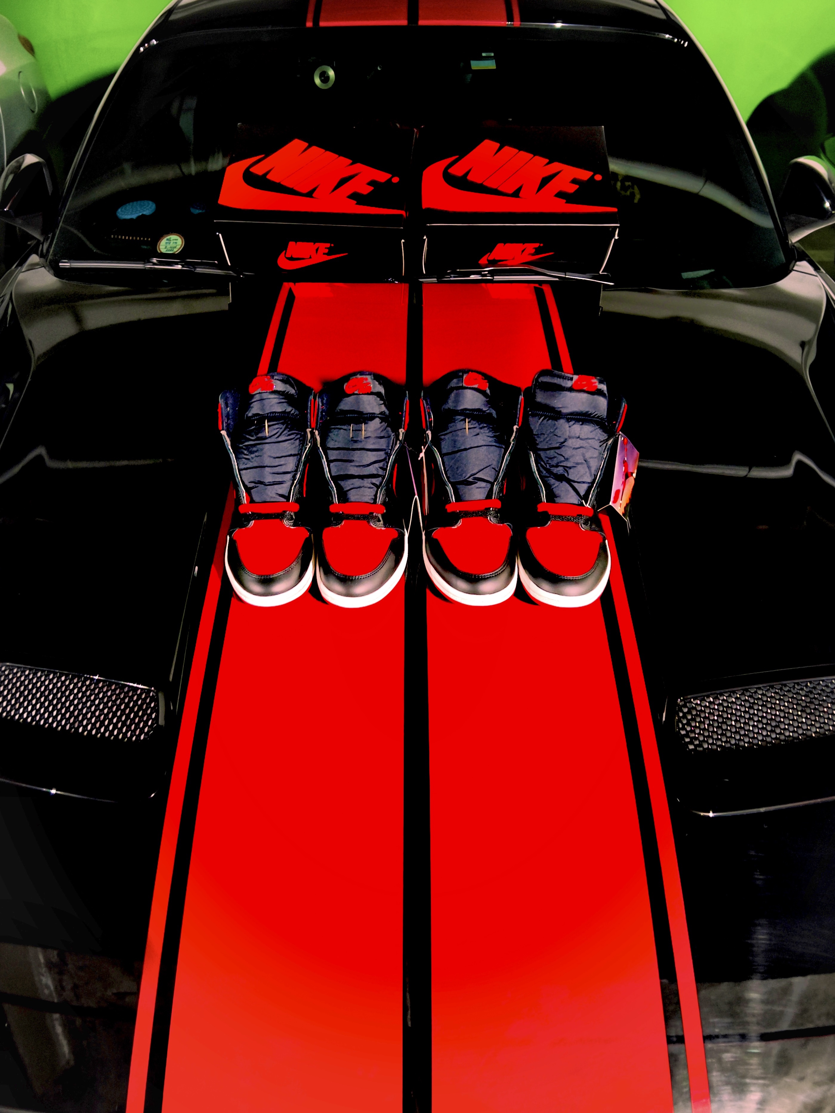 Jordan 1 High 85 Bred, Jordan 1 x Tune High 85 Bred (Special Package) 착용 스타일 - 6