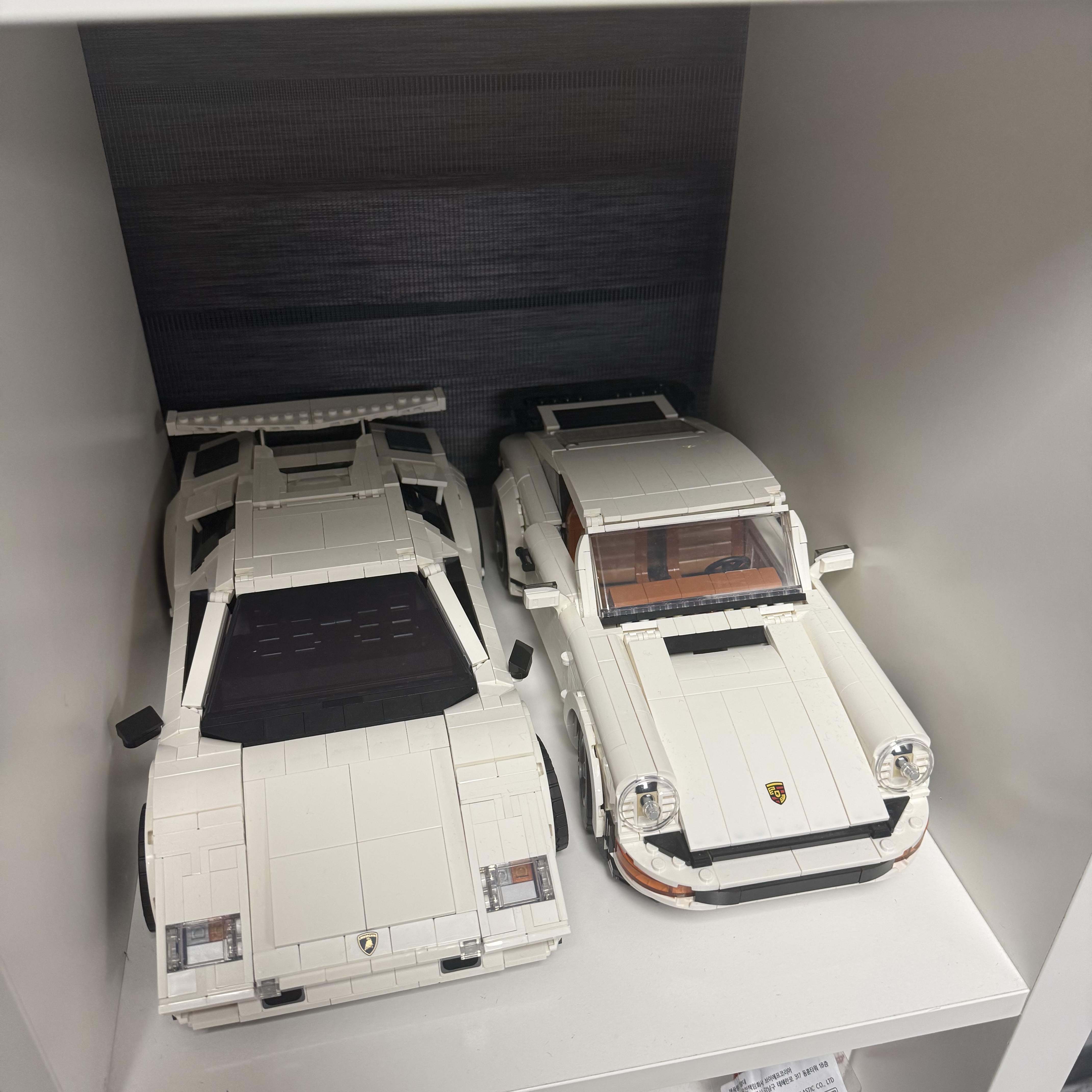 Lego Lamborghini Countach 5000 Quattrovalvole, Lego Porsche 911 착용 스타일