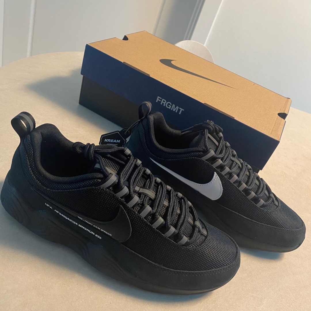 Nike x Fragment Air Zoom Spiridon Black 착용 스타일
