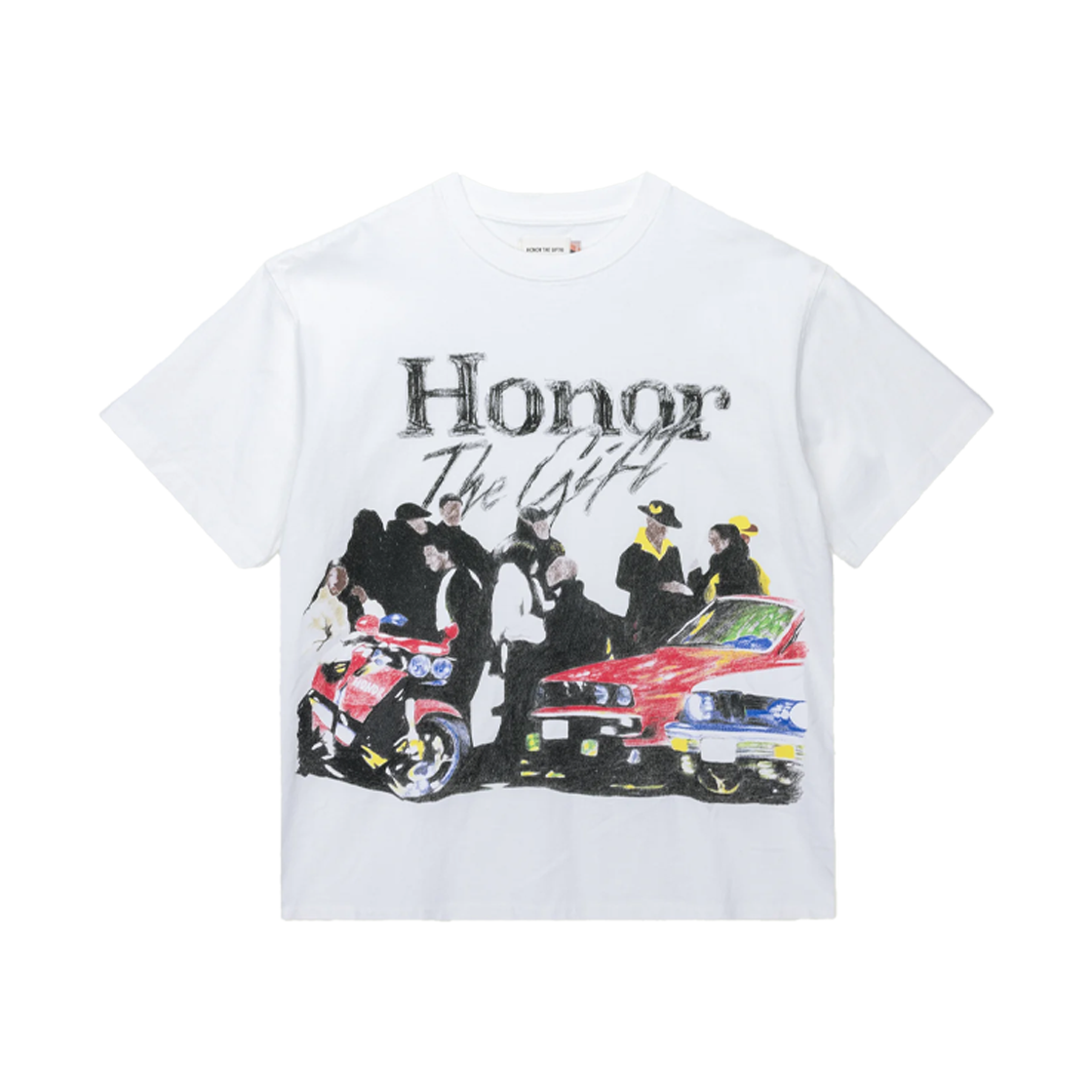 KM5BTSSHG05WT Honor The Gift Shift SS Tee White - 25SS