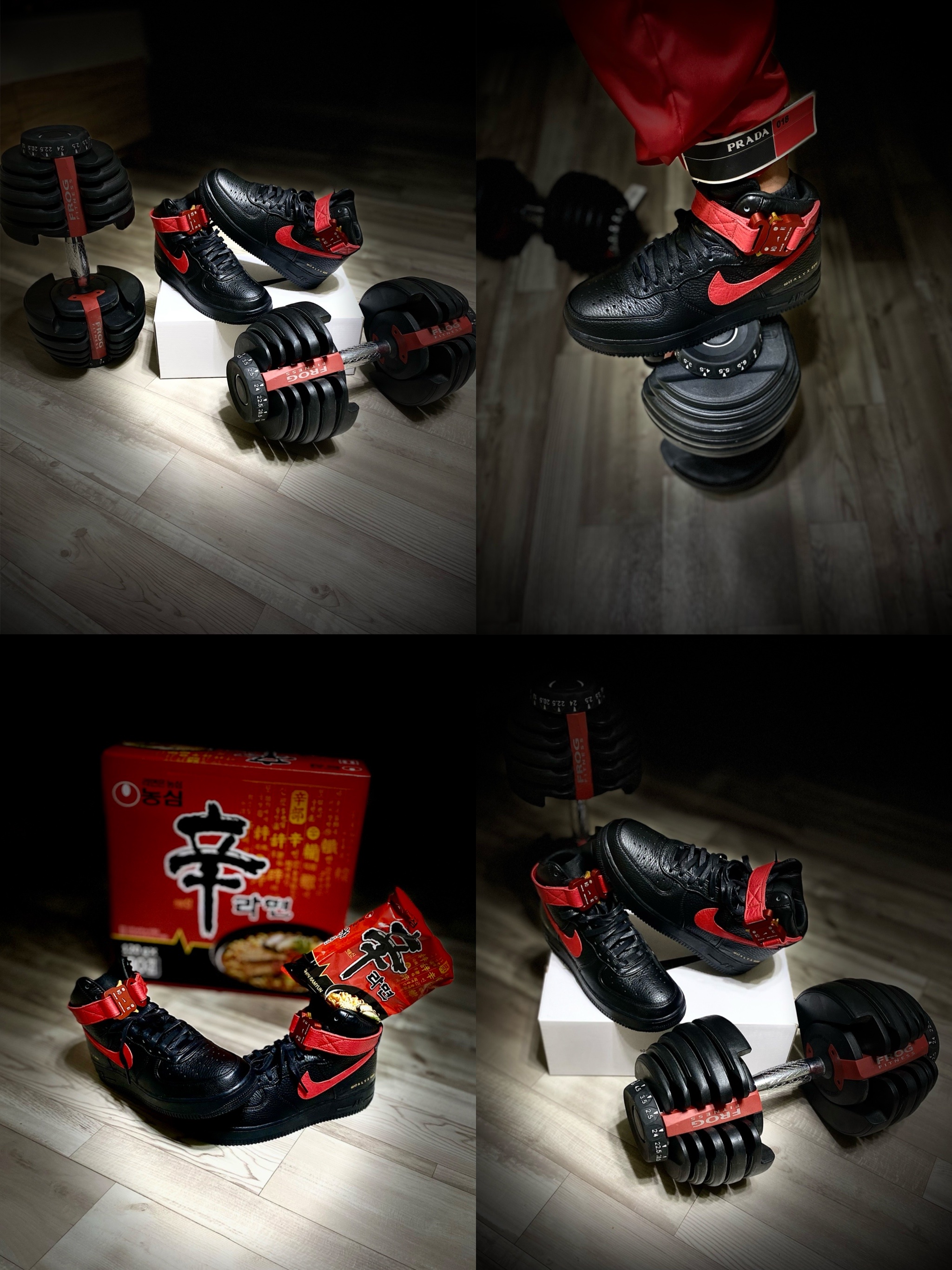 Jordan 1 High 85 Bred, Jordan 1 x Tune High 85 Bred (Special Package) 착용 스타일 - 7