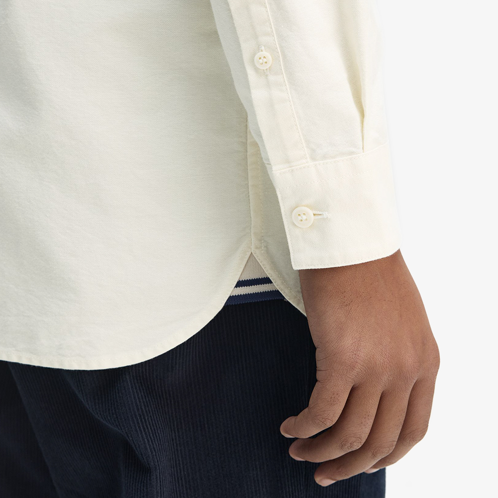 프레드페리 롱 슬리브 옥스포드 셔츠 에크루(Fred Perry Long Sleeve Oxford Shirt Ecru) - 6