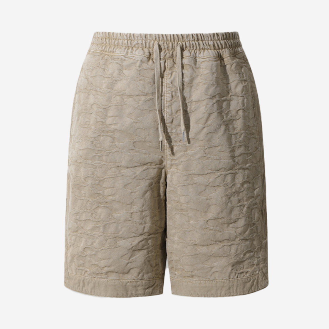 IRPOM24004BEX Iro Jacopo Cotton Jacquard Banding Shorts Beige