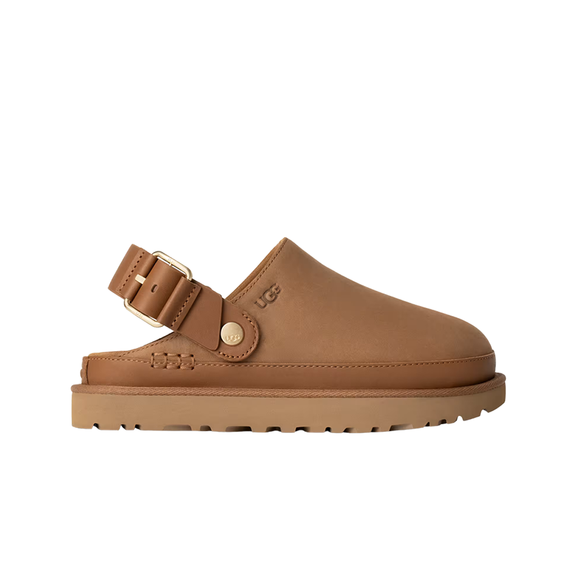 (W) 어그 골든스타 빌라 클로그 체스트넛((W) UGG Goldenstar Villa Clog Chestnut)