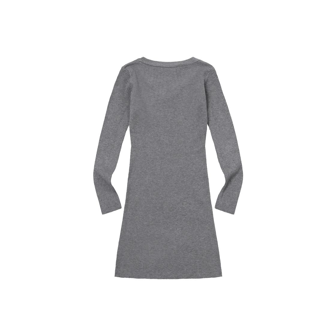 무센트 패니 브이넥 슬림핏 원피스 그레이(MUCENT Panny V-Neck Slim Fit Ops Gray) - 2