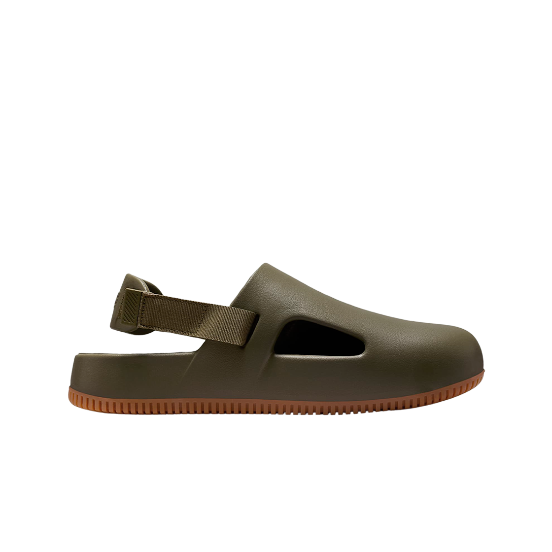 나이키 캄 뮬 미디움 올리브 검 미디움 브라운(Nike Calm Mule Medium Olive Gum Medium Brown)