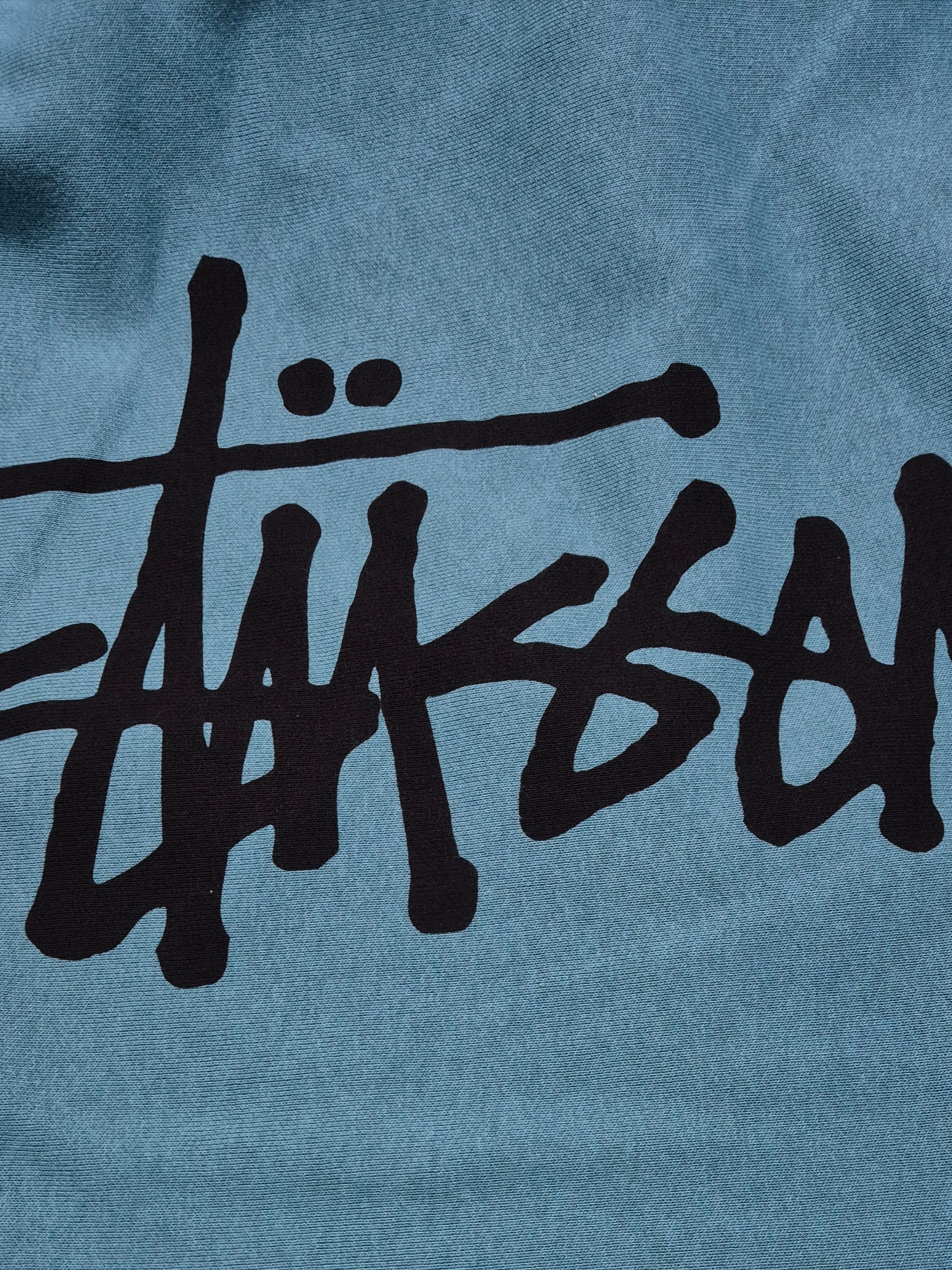 Stussy Basic Stussy Zip Hoodie Ocean 2024 착용 스타일 - 4