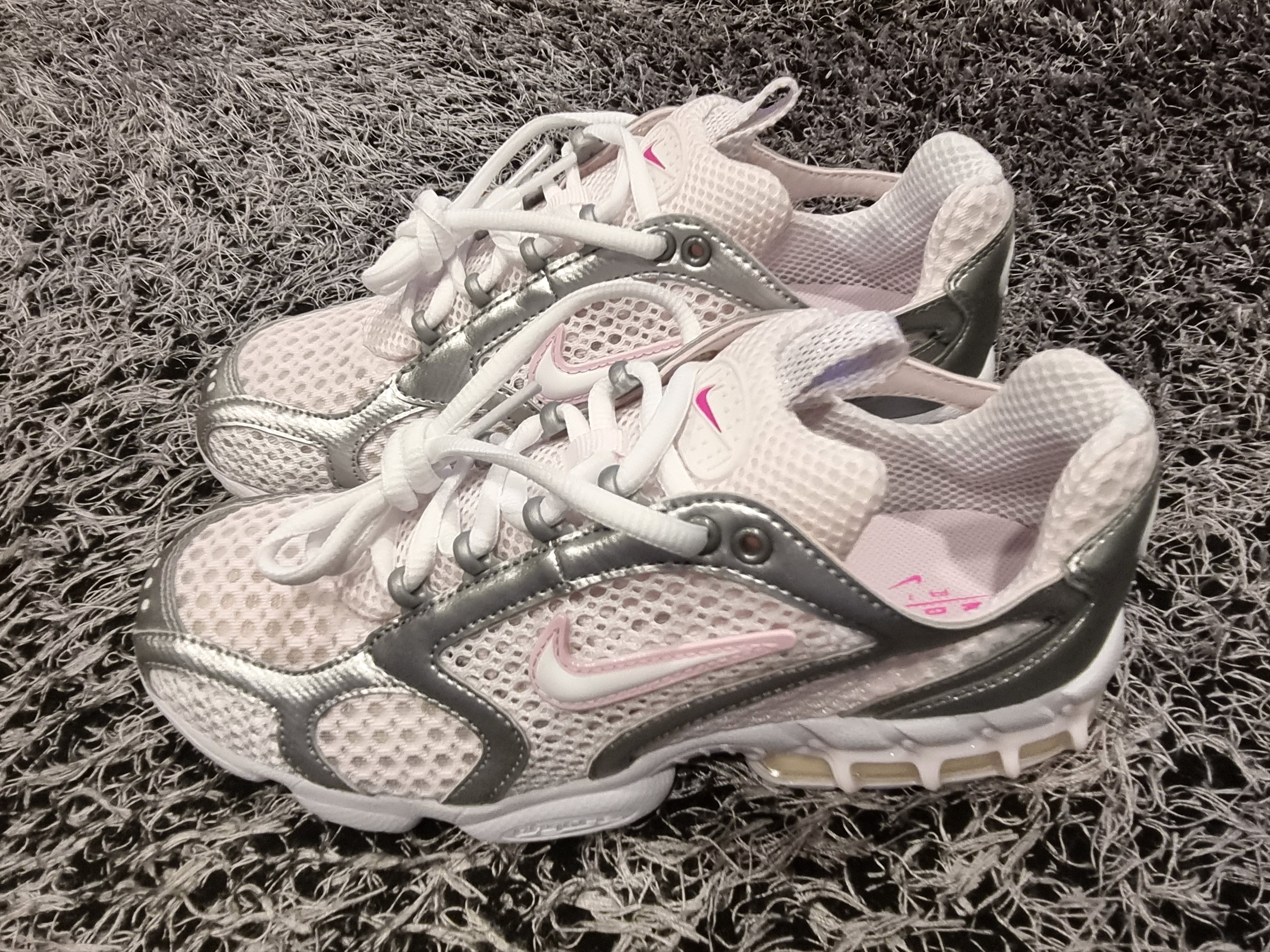(W) Nike Air Zoom Spiridon Cage 2 Pale Pink 착용 스타일 - 1