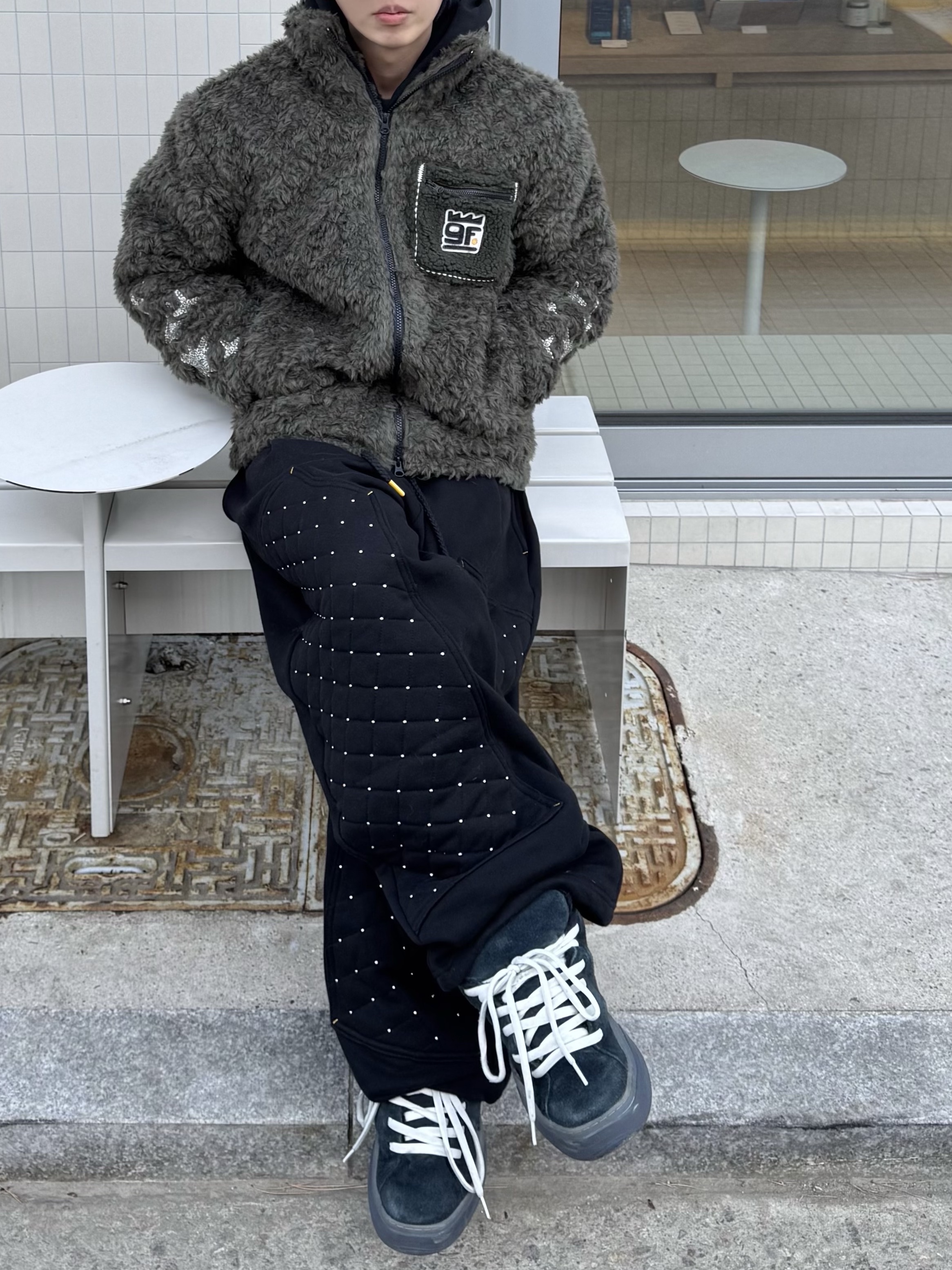 ERL Vamp Skate Shoe Pirate Black, Honey Scoop House House Corduroy 5p Cap Black 착용 스타일 - 2
