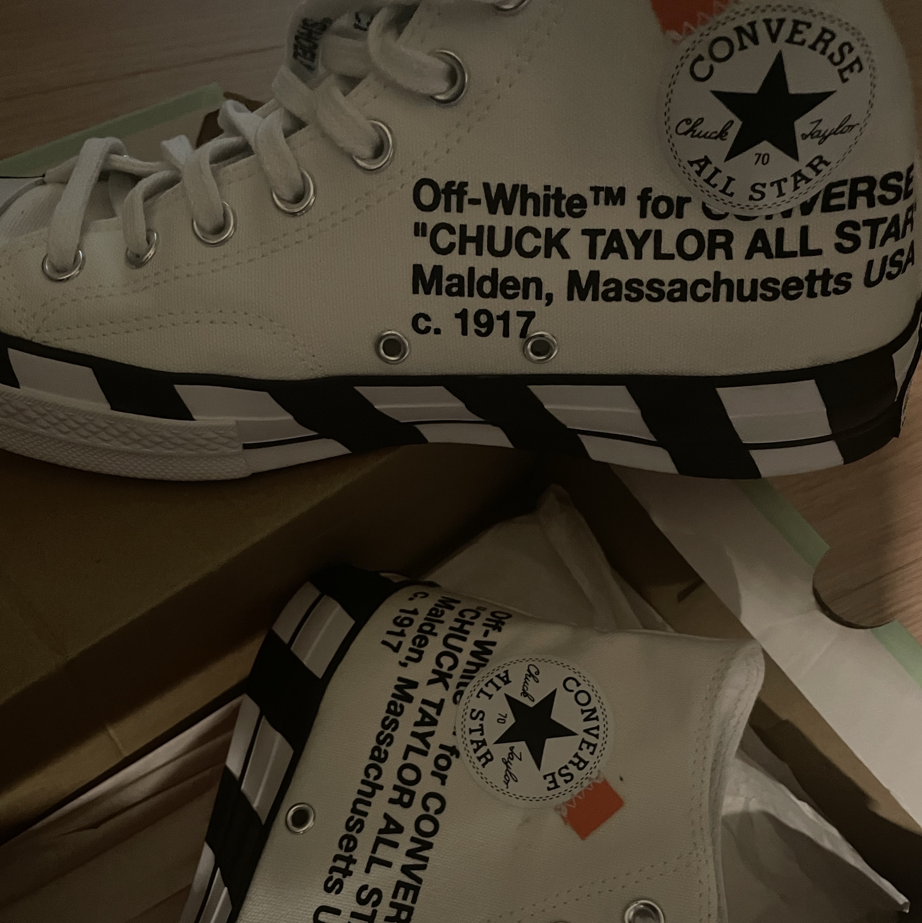 Converse x Off-White Chuck 70 High V2 2021 착용 스타일