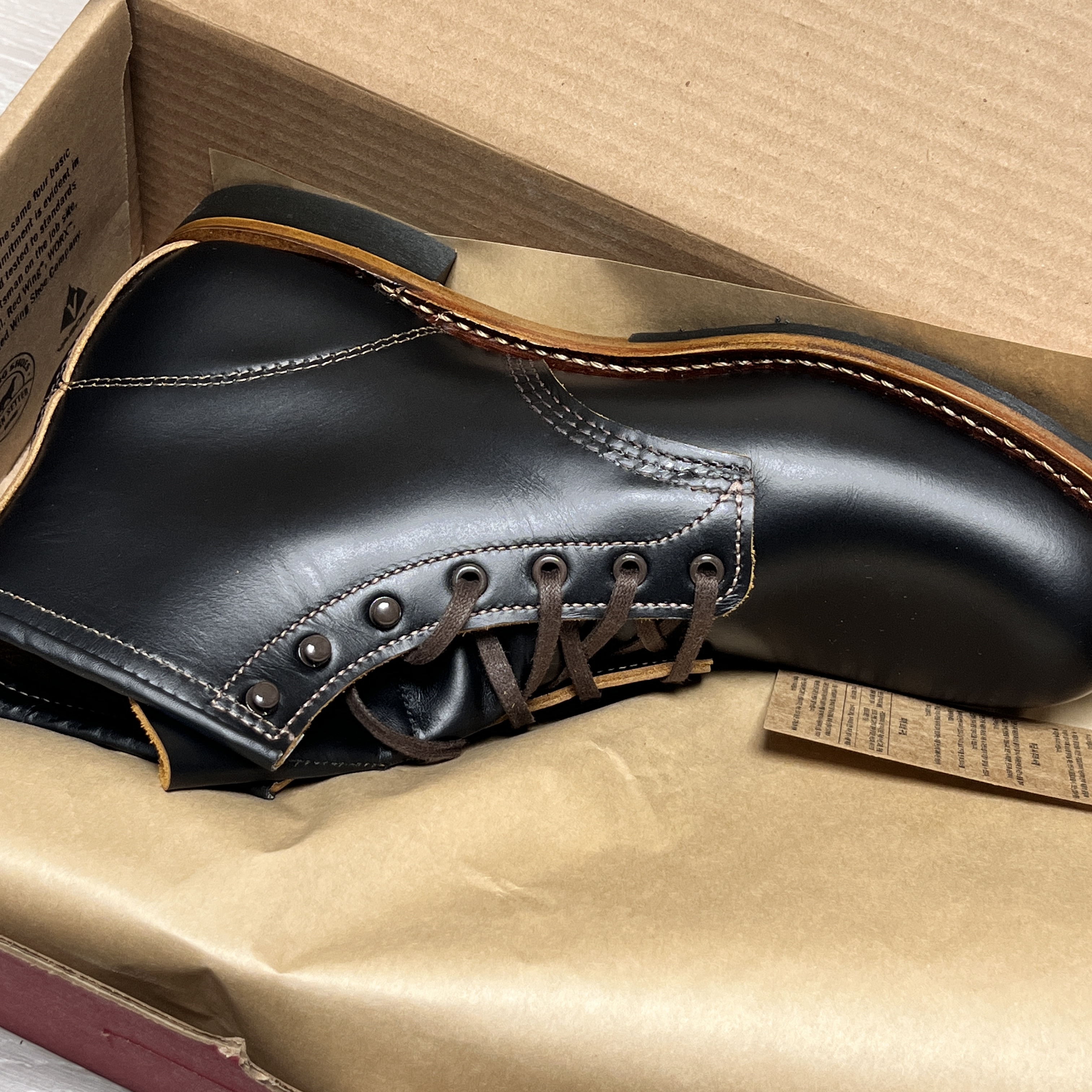 Red Wing  Beckman Flatbox 9060 Black Klondike - D 착용 스타일 - 2