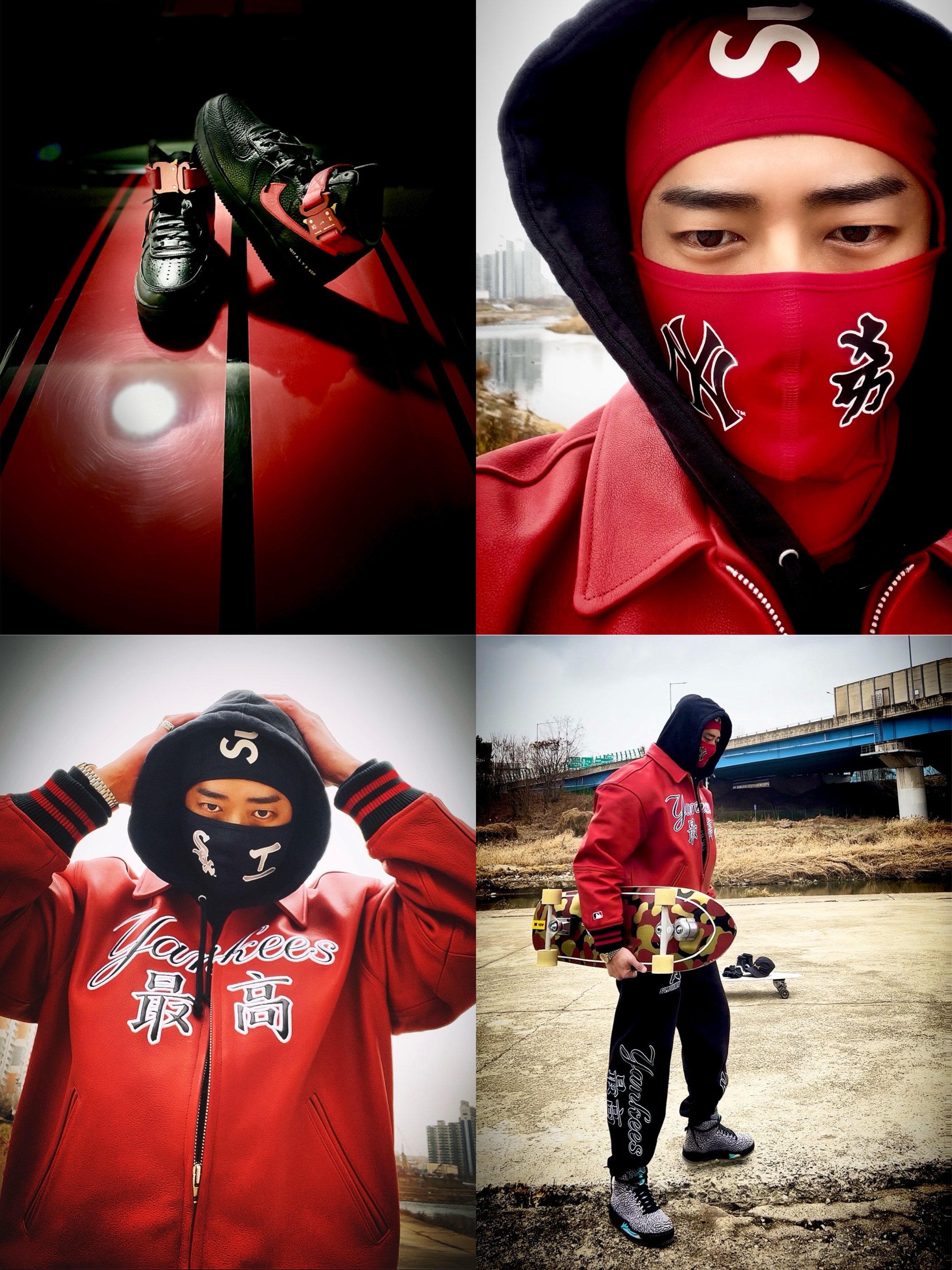 Jordan 1 High 85 Bred, Jordan 1 x Tune High 85 Bred (Special Package) 착용 스타일 - 8