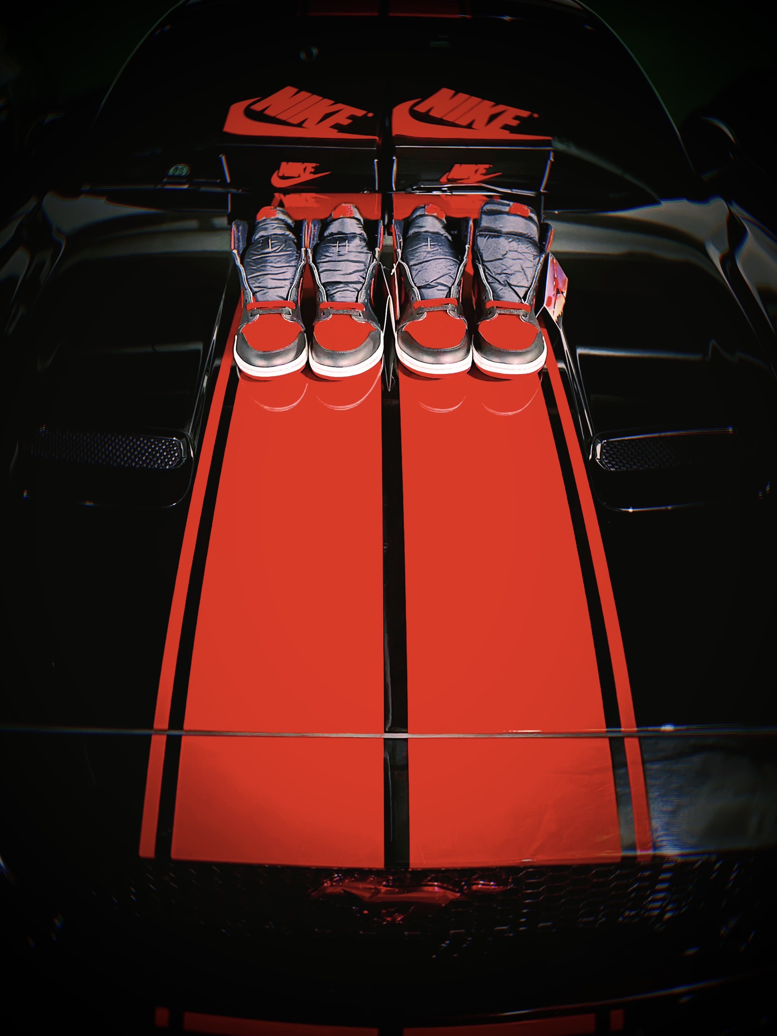 Jordan 1 High 85 Bred, Jordan 1 x Tune High 85 Bred (Special Package) 착용 스타일 - 5