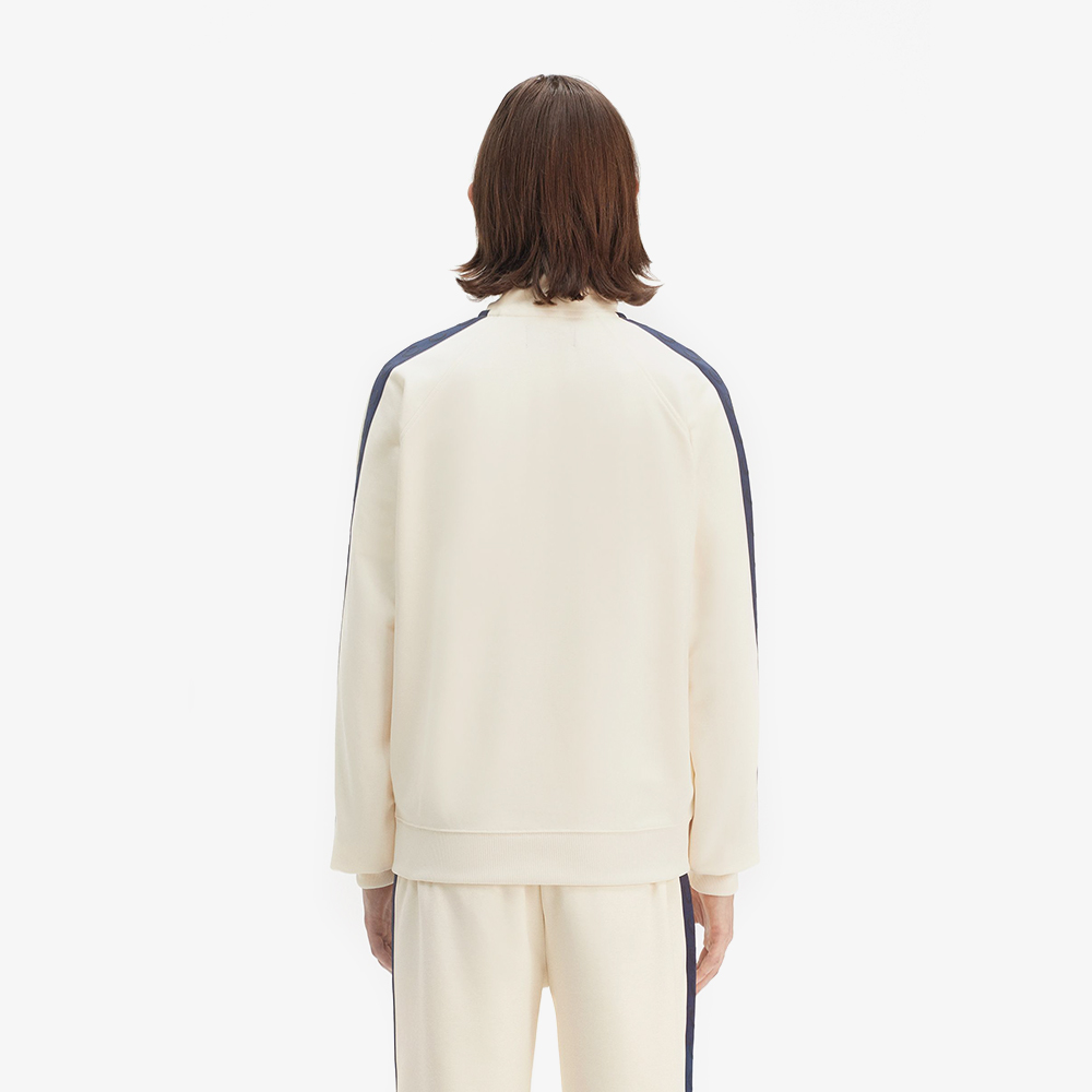 프레드페리 컨트라스트 테잎 트랙재킷 에크루/테니스블루(Fred Perry Contrast Tape Track Jacket Ecru/Tennis Blue) - 5