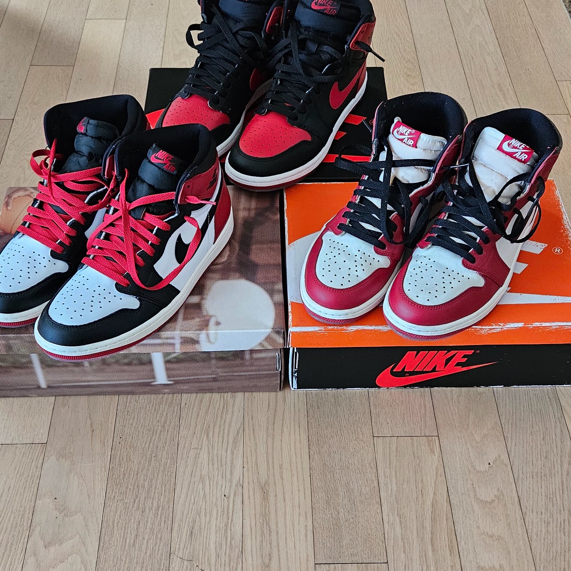 Jordan 1 Retro High OG Black Toe, Jordan 1 Retro High OG Chicago 2022 착용 스타일