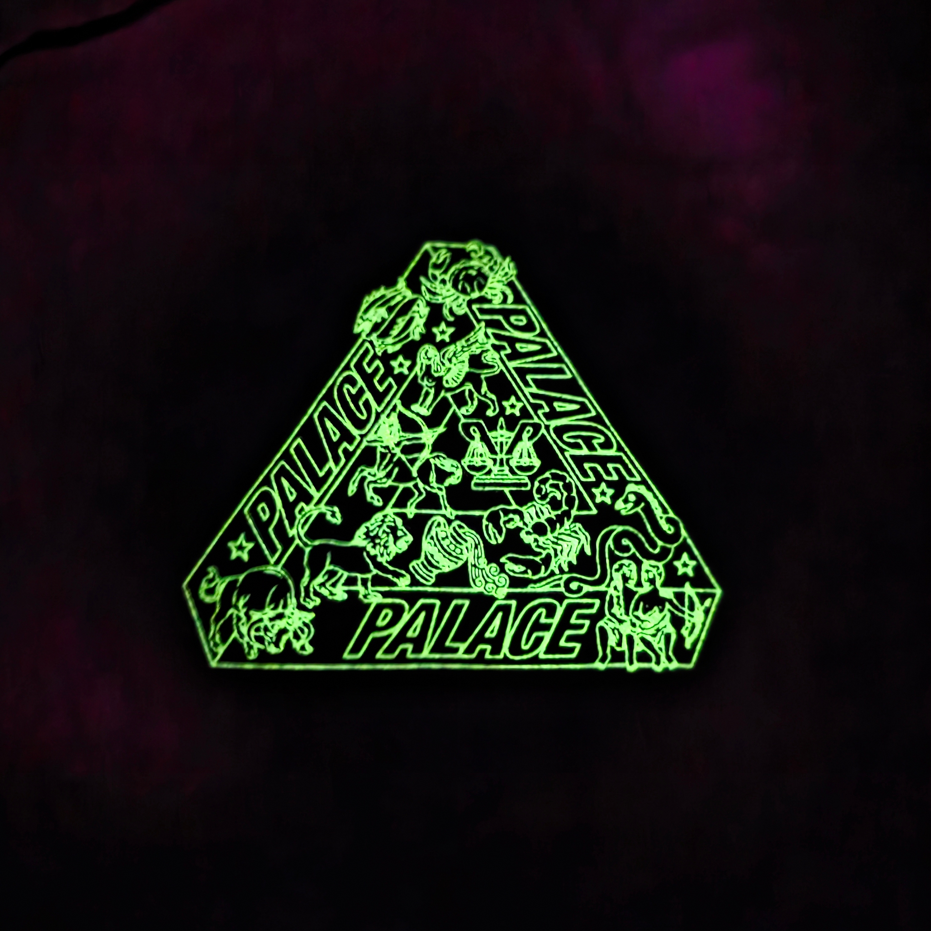 Palace Zodiac Tri-Ferg Hood Navy - 25SS 착용 스타일 - 2