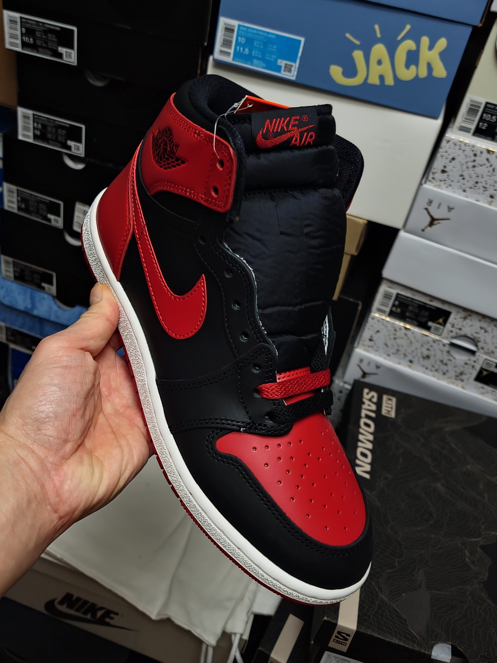Jordan 1 High 85 Bred 착용 스타일