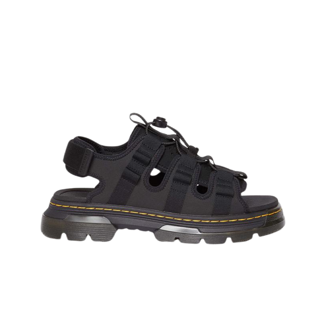 31578001 Dr. Martens Jericho Leather & Neoprene Hybrid Sandals Black