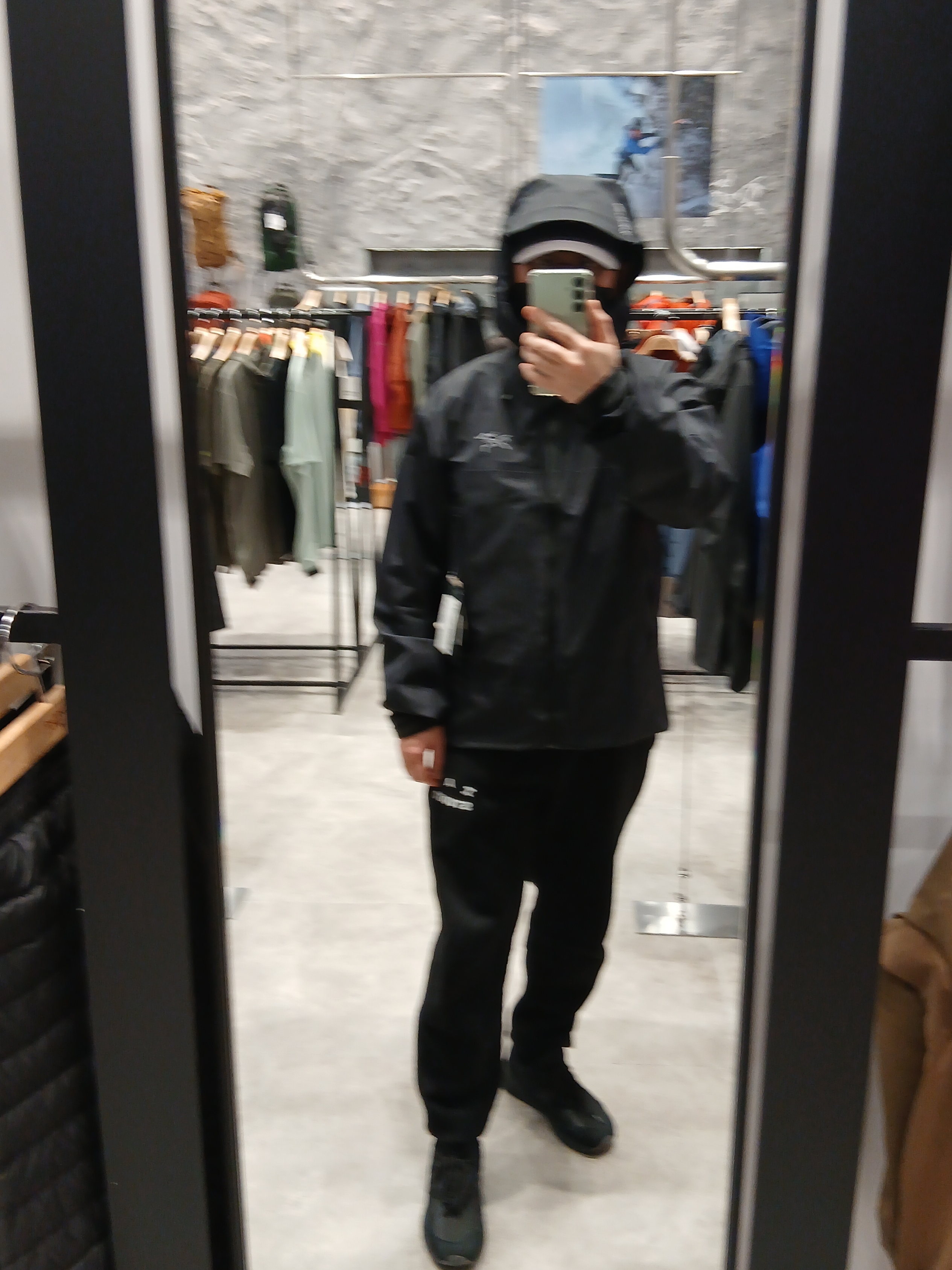 Supreme Cordura Ripstop S Logo 6-Panel Black - 23SS, IAB Studio Sweatpants Black White - 23SS 착용 스타일 - 7