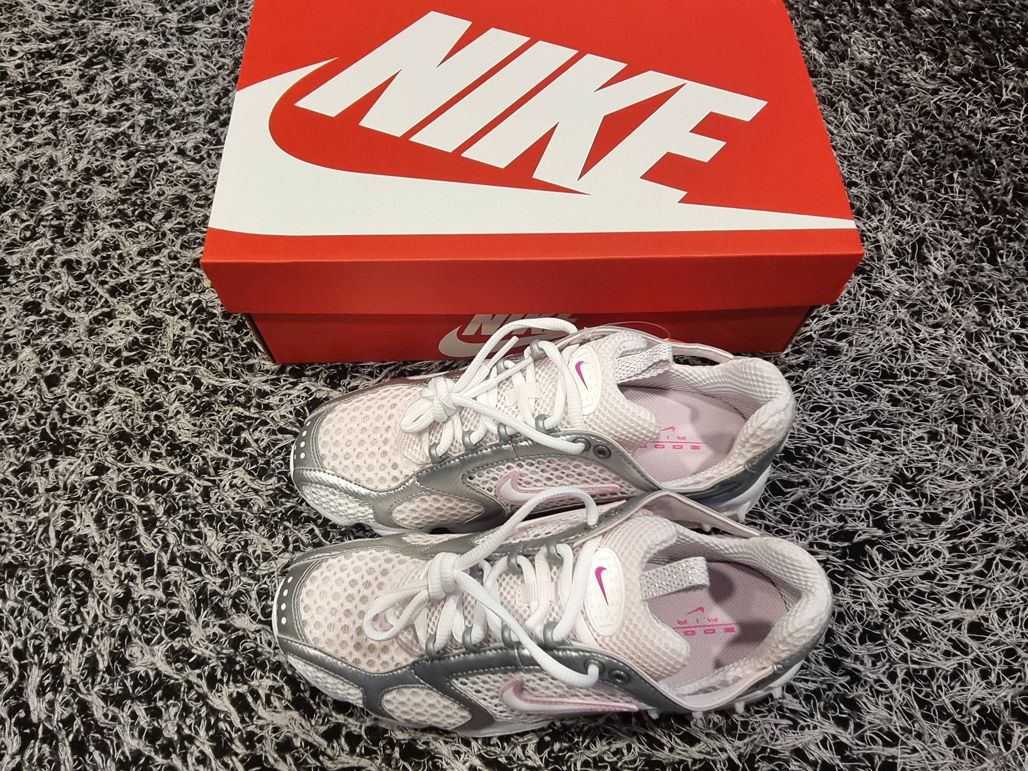 (W) Nike Air Zoom Spiridon Cage 2 Pale Pink 착용 스타일 - 7